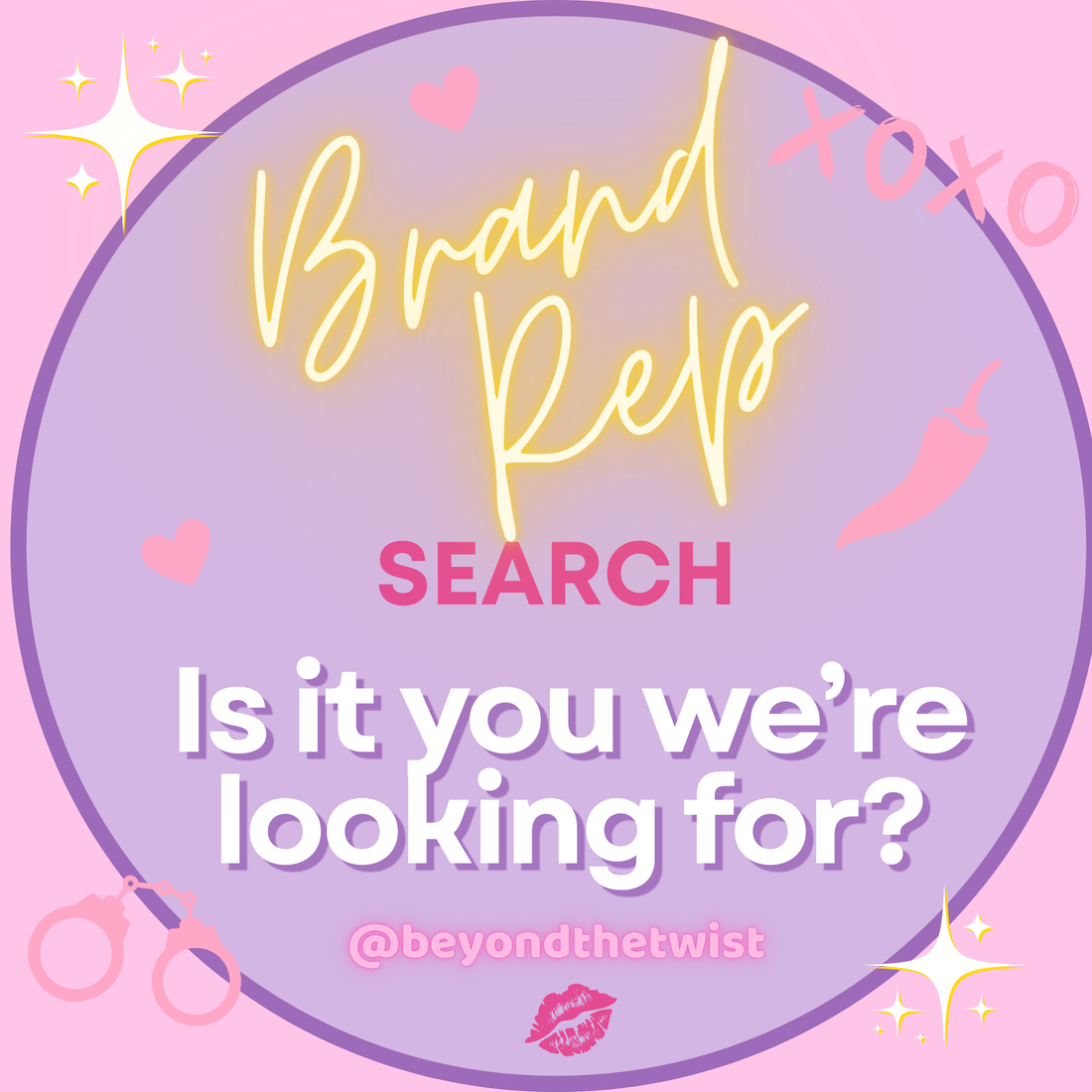 We’re Looking for Brand Reps! Could It Be You?