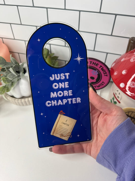 Just One More Chapter Hanger