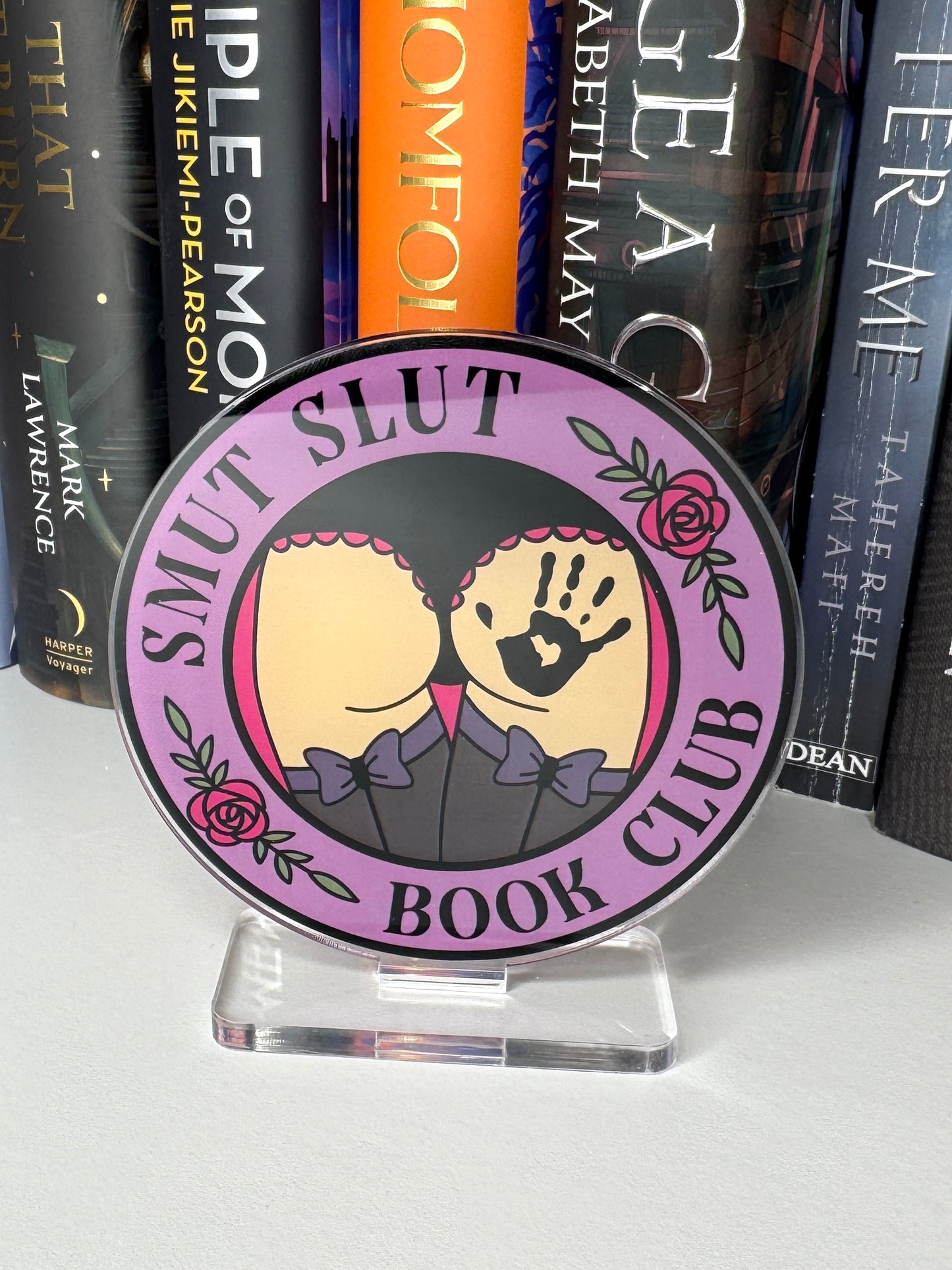 Smut Slut Book Club Book Shelf Decor