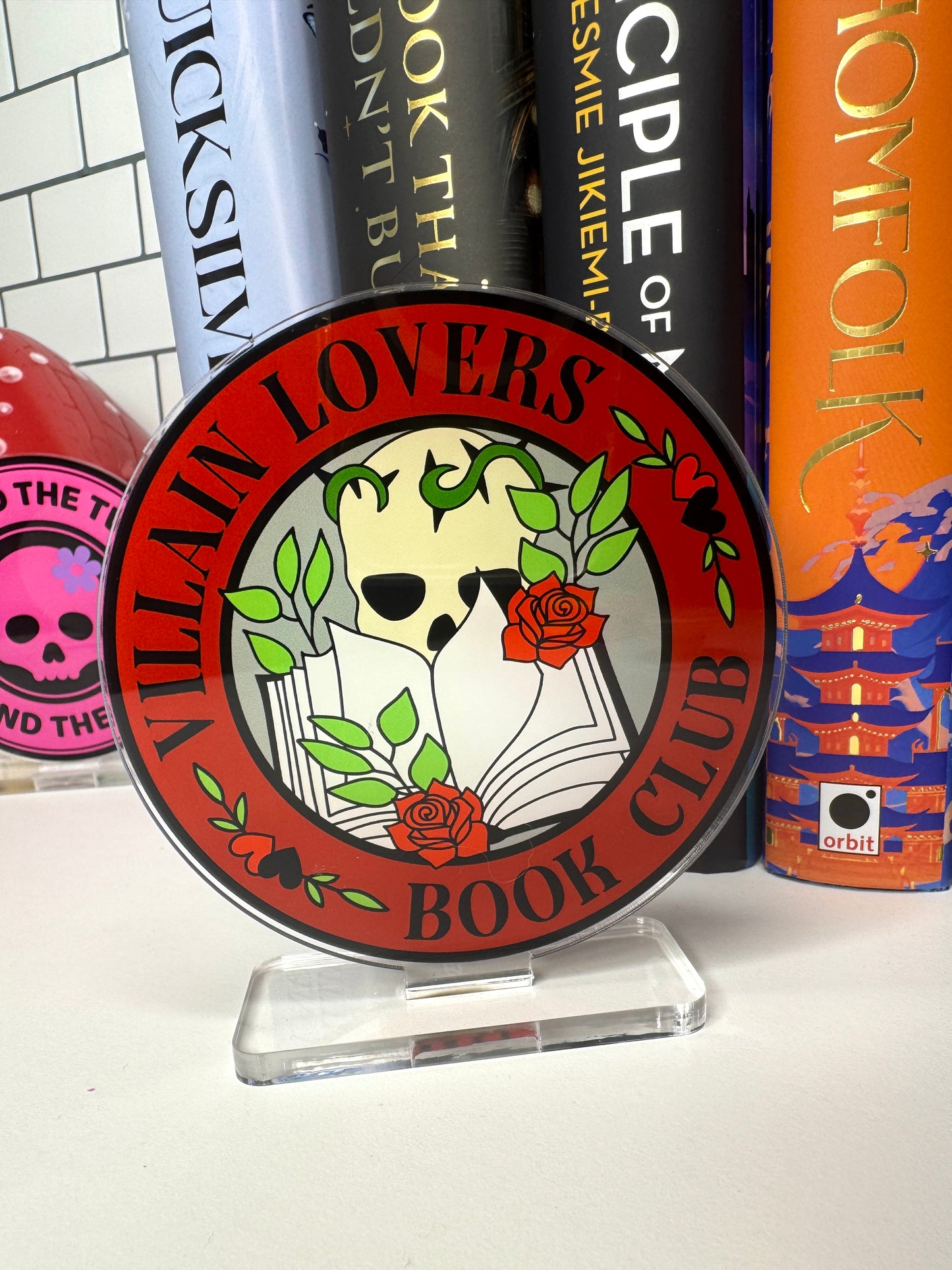 Villain Lovers Book Club Book Shelf Decor