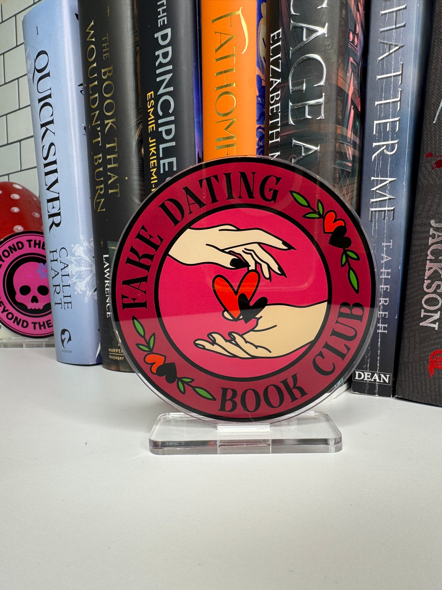Fake Dating Book Club Book Shelf Decor