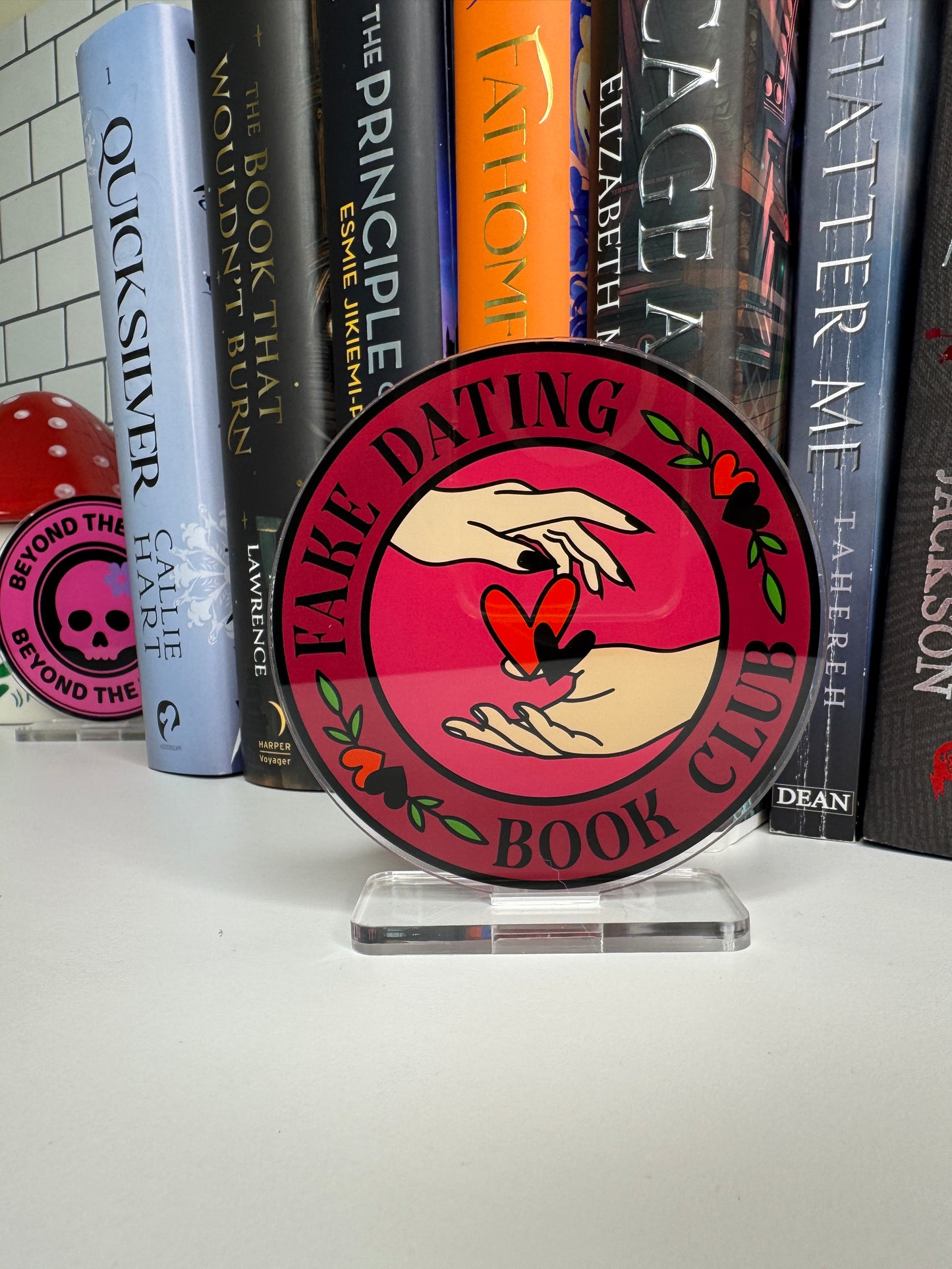 Fake Dating Book Club Book Shelf Decor