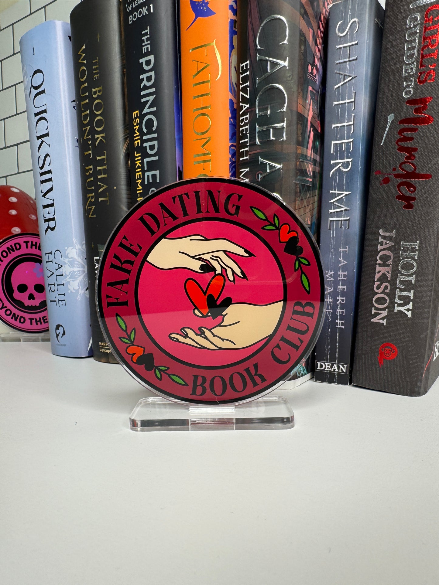 Fake Dating Book Club Book Shelf Decor