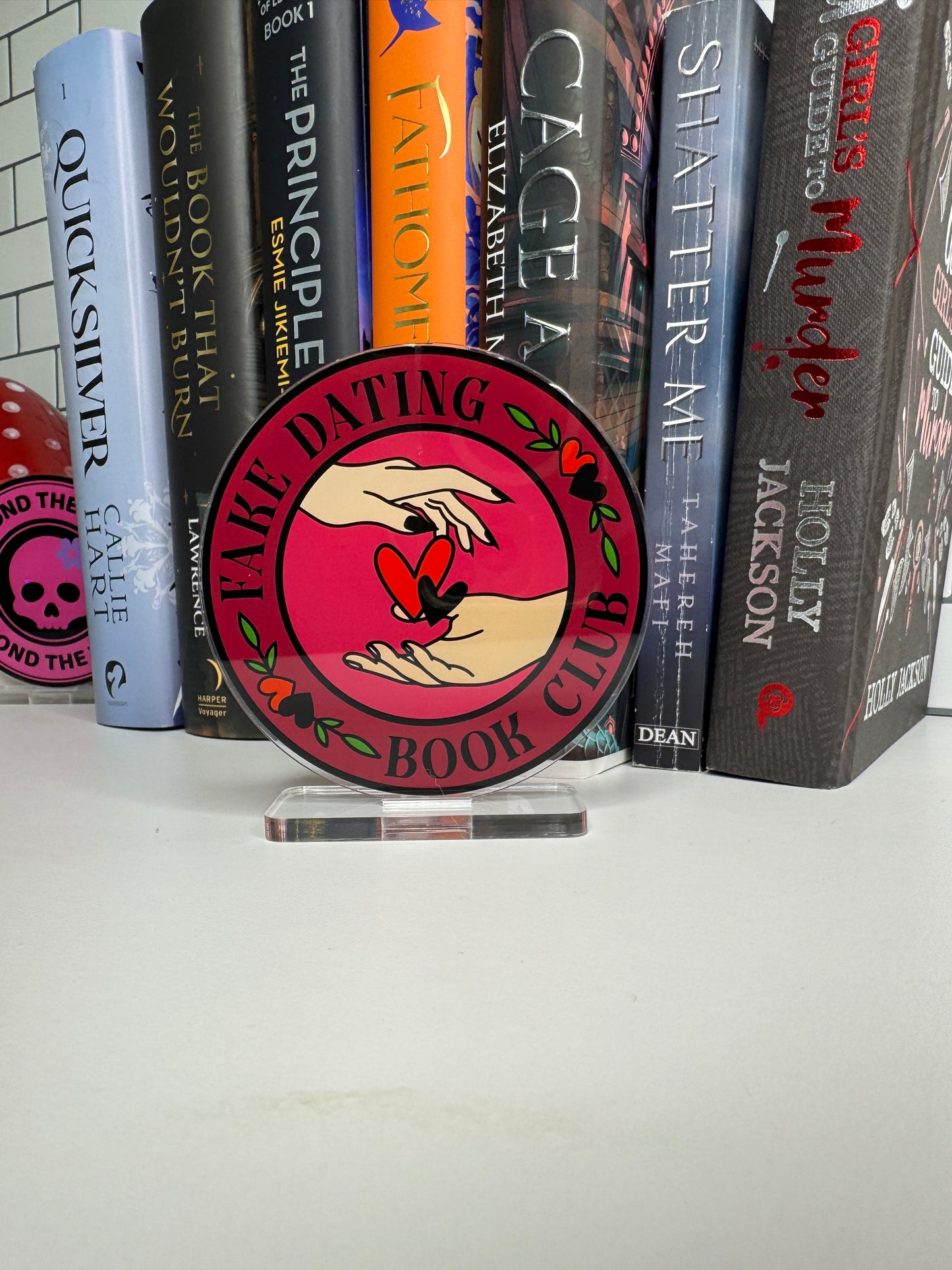 Fake Dating Book Club Book Shelf Decor