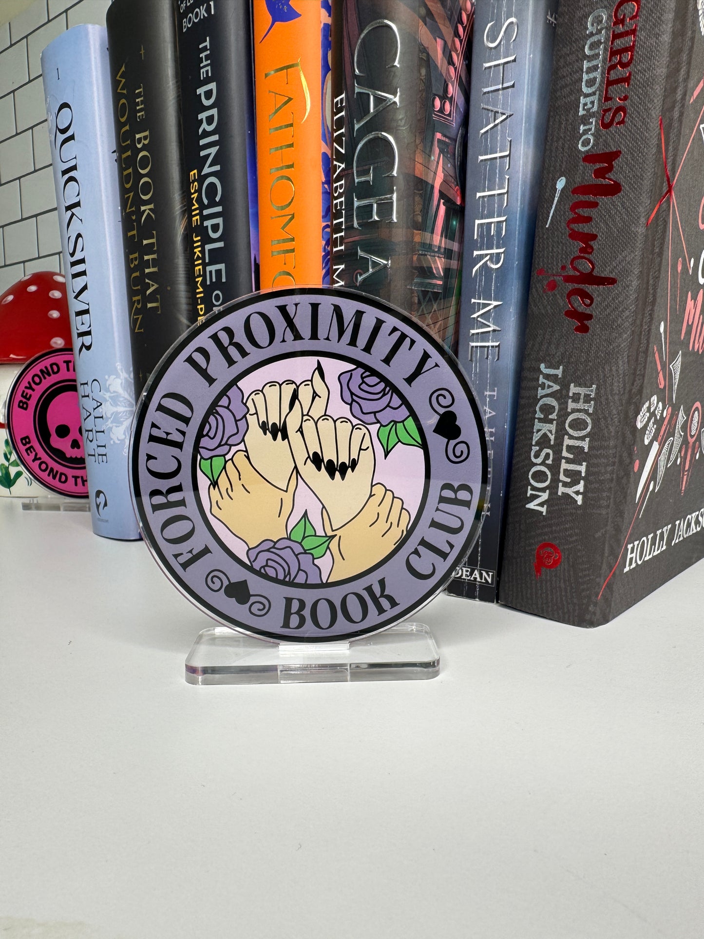 Forced Proximity Book Club Book Shelf Decor