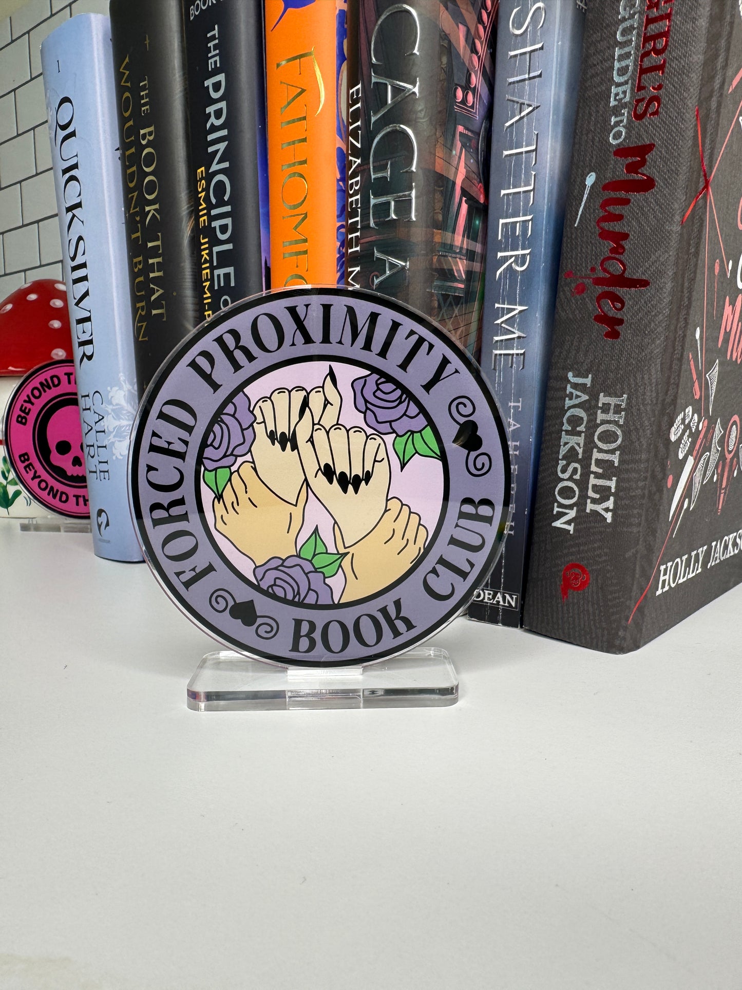 Forced Proximity Book Club Book Shelf Decor