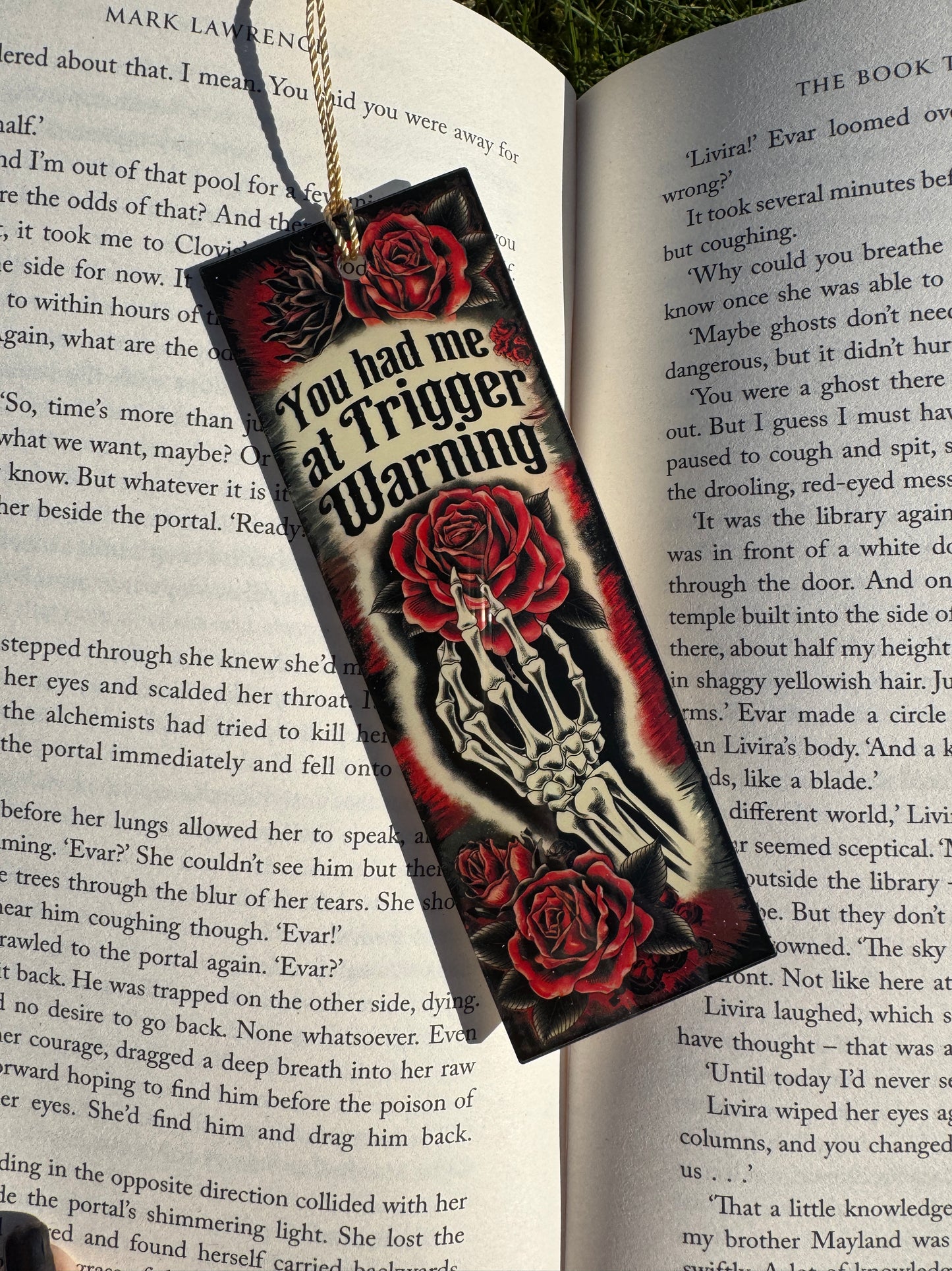 You Had Me at Trigger Warning Bookmark