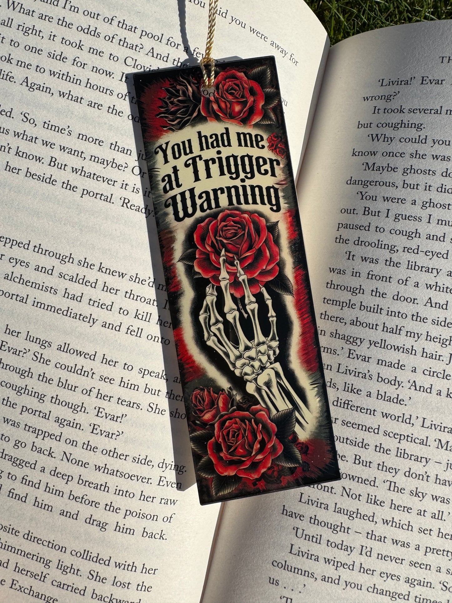 You Had Me at Trigger Warning Bookmark