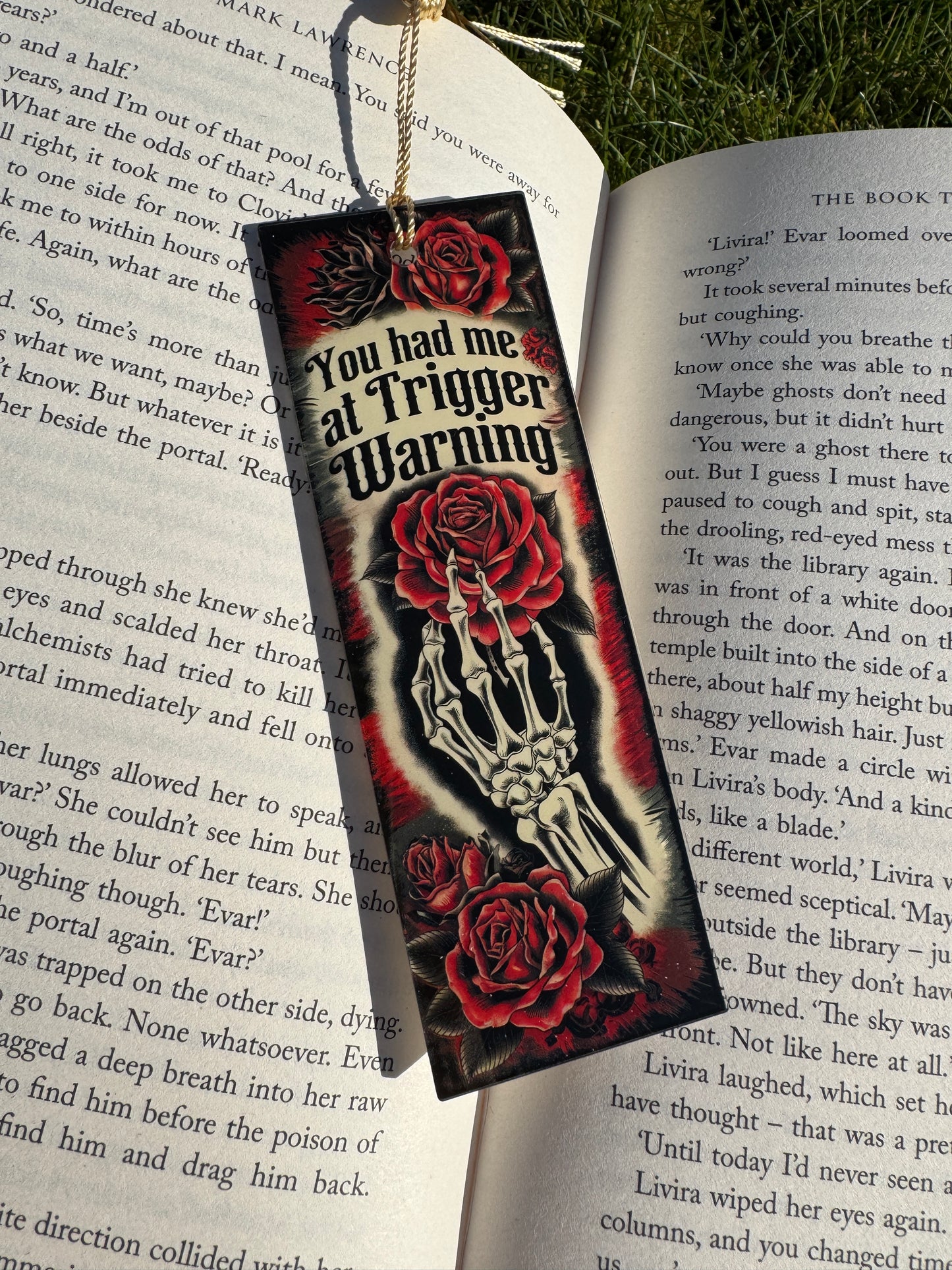 You Had Me at Trigger Warning Bookmark