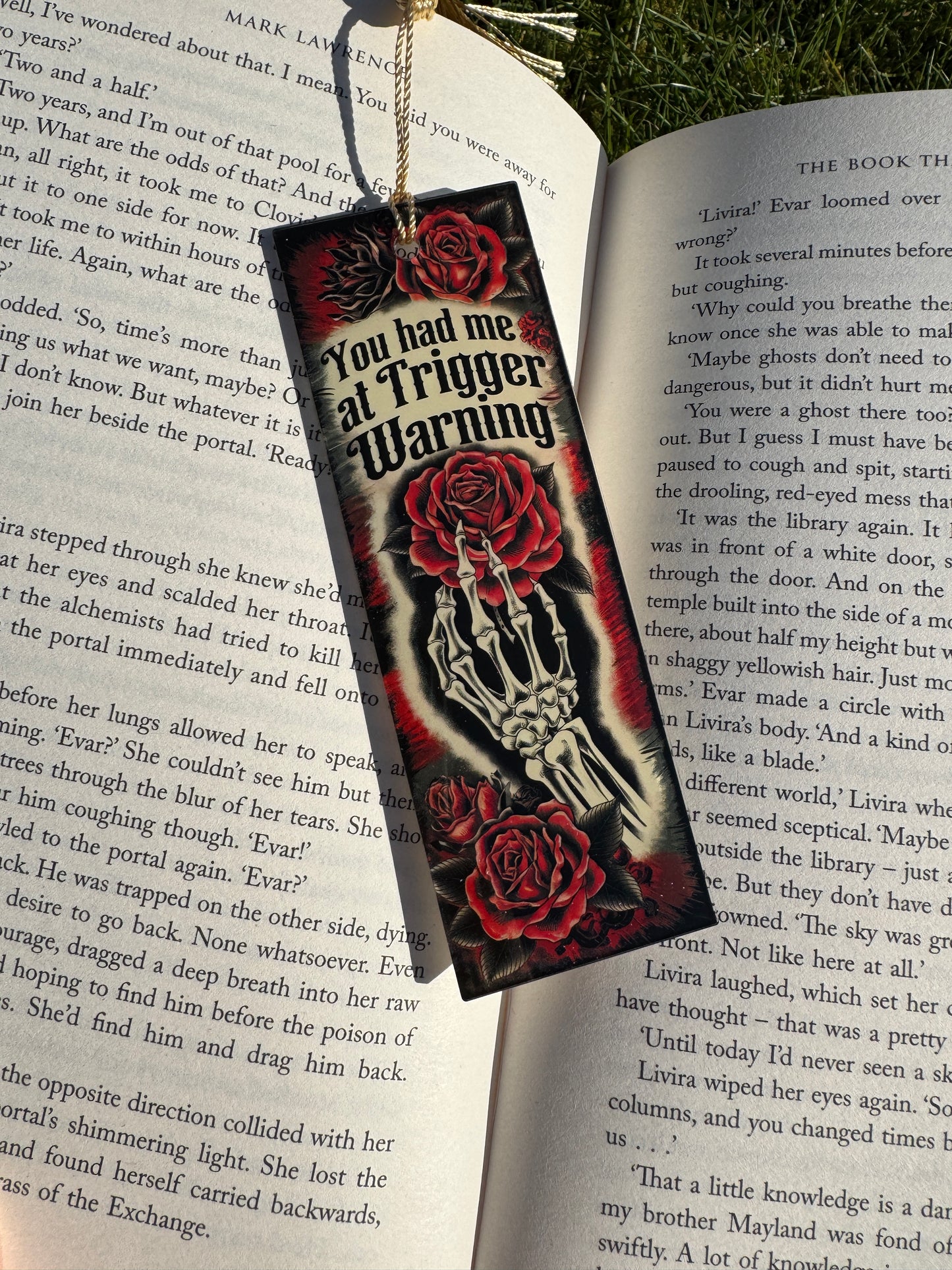 You Had Me at Trigger Warning Bookmark