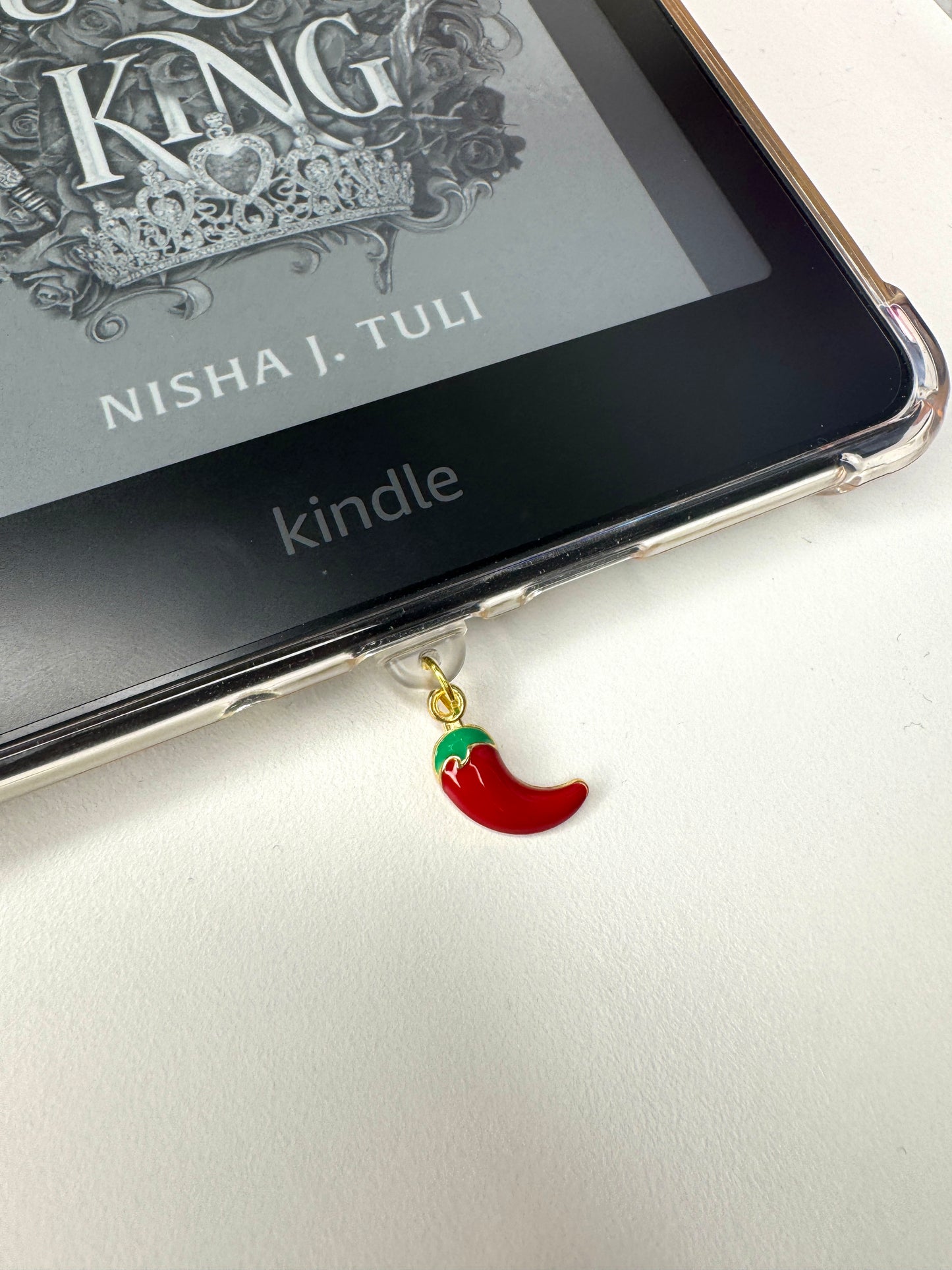 Chilli Pepper Reader Charm Dust Plug