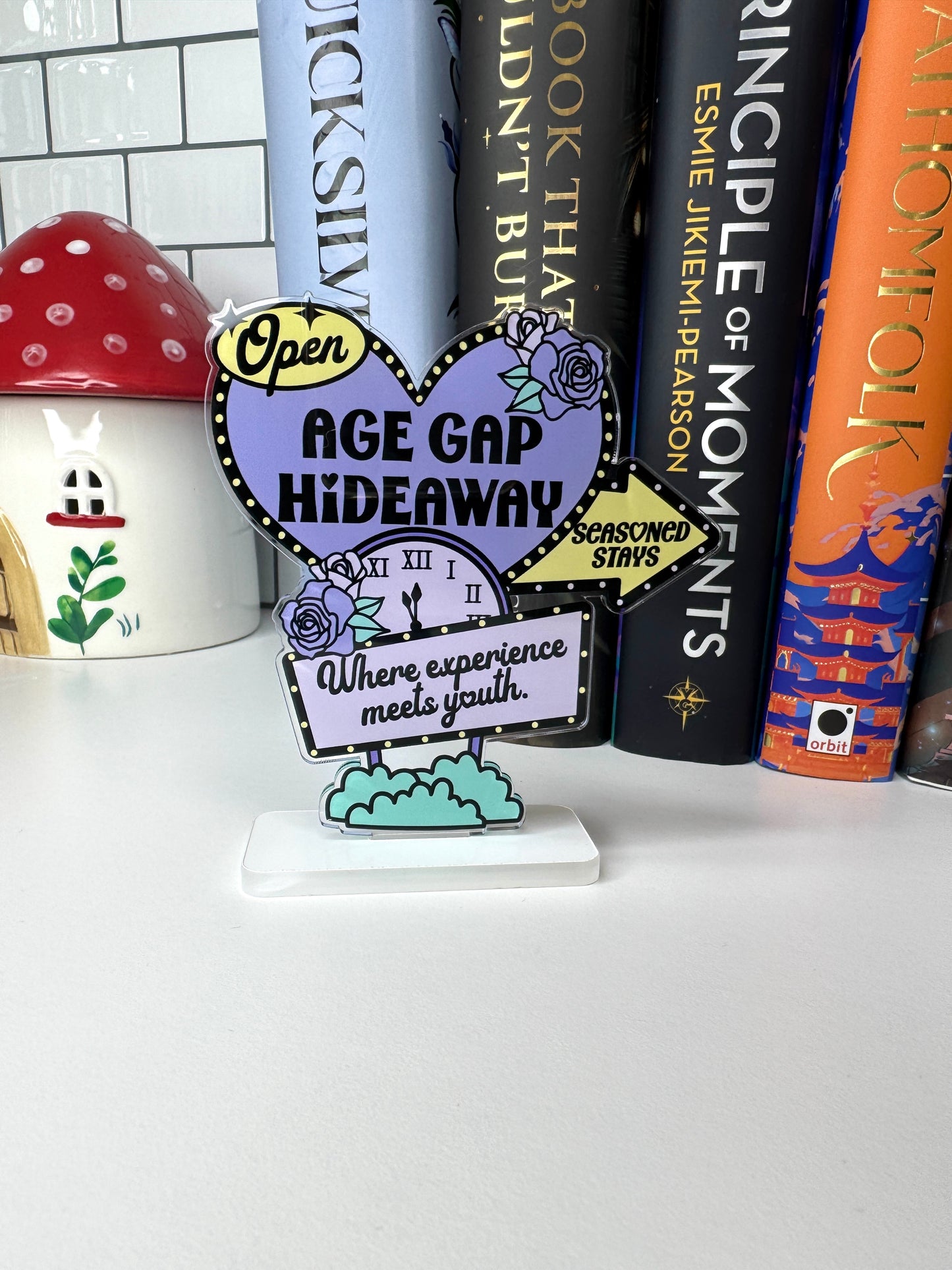 Age Gap Hideaway Book Shelf Decor