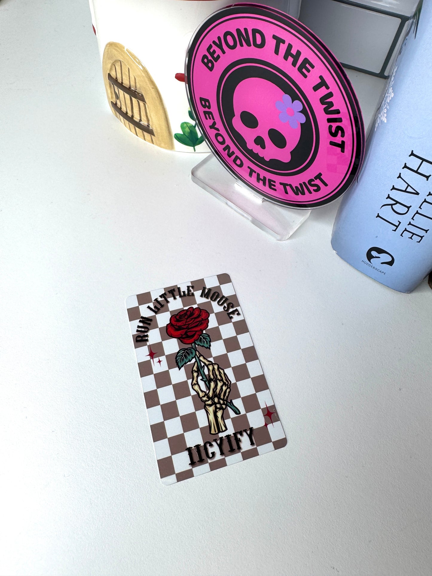 Run Little Mouse Mini Metal Bookmark