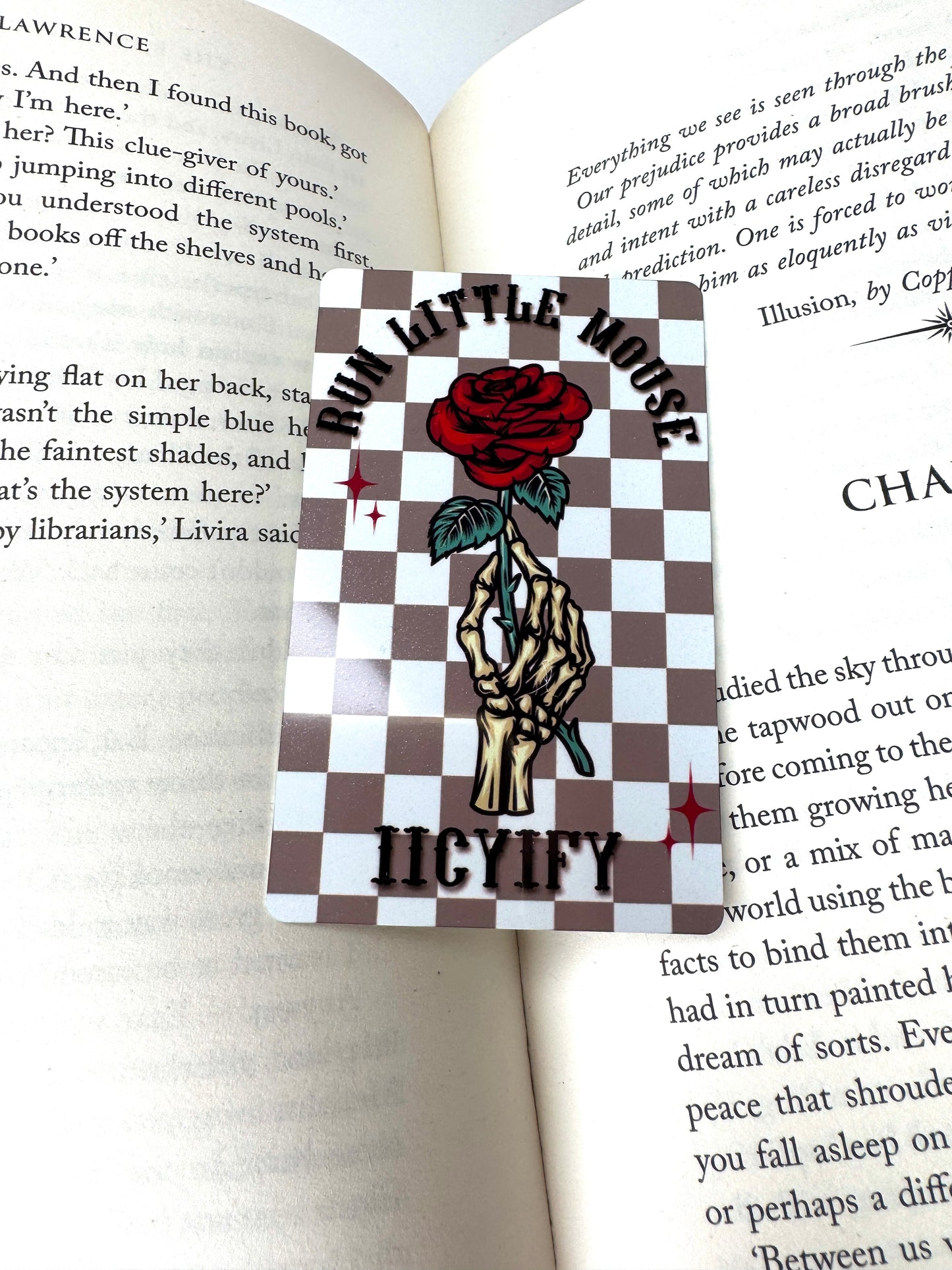 Run Little Mouse Mini Metal Bookmark