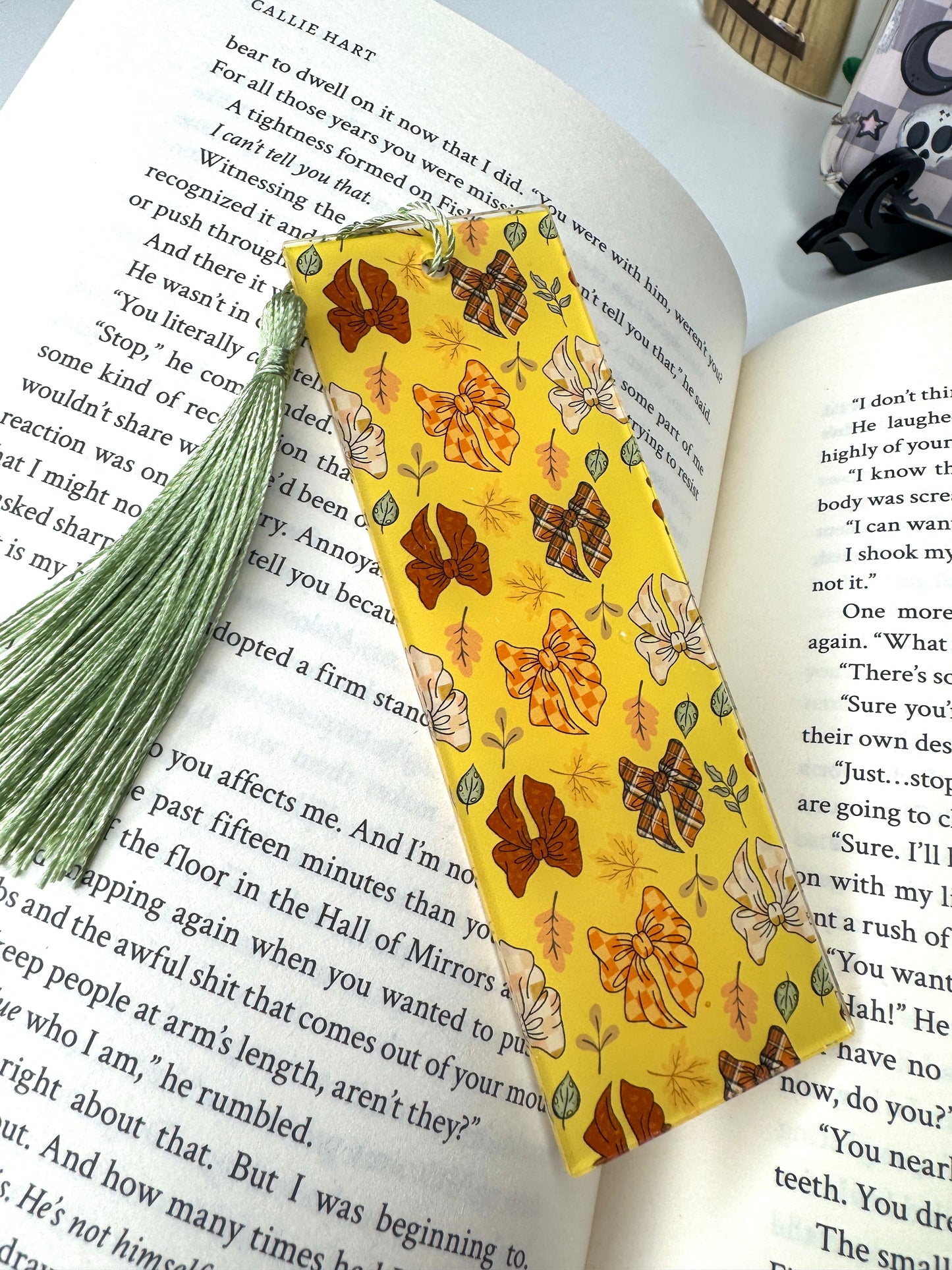 Autumn Bows Bookmark