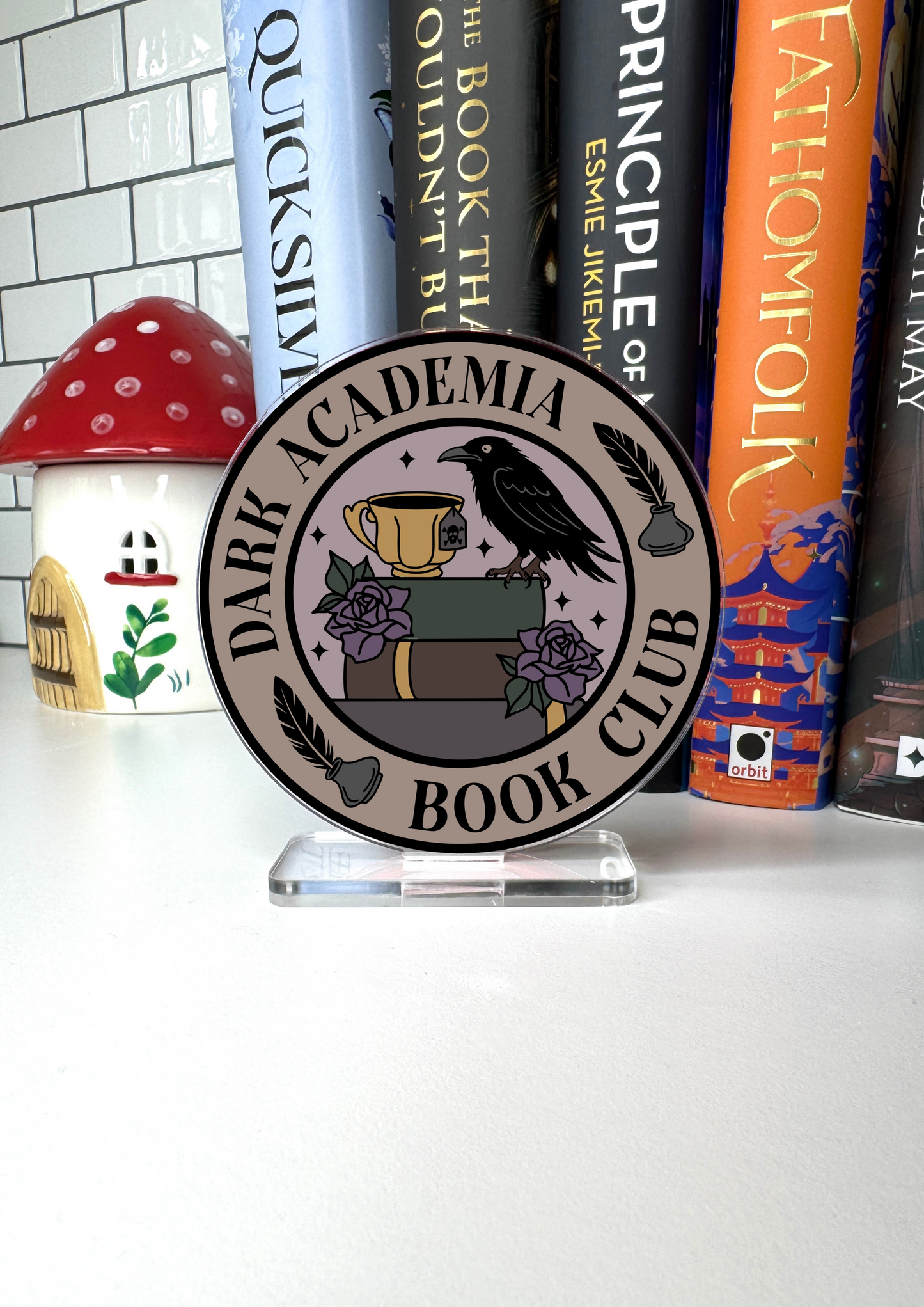 Dark Academia Book Club Book Shelf Decor