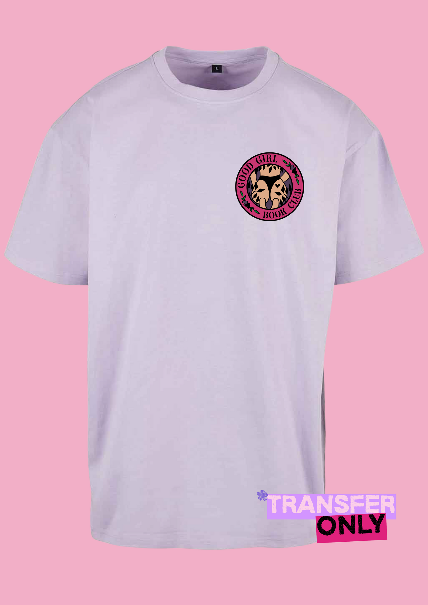 Good Girl Book Club Iron On Transfer - No Shirt Included