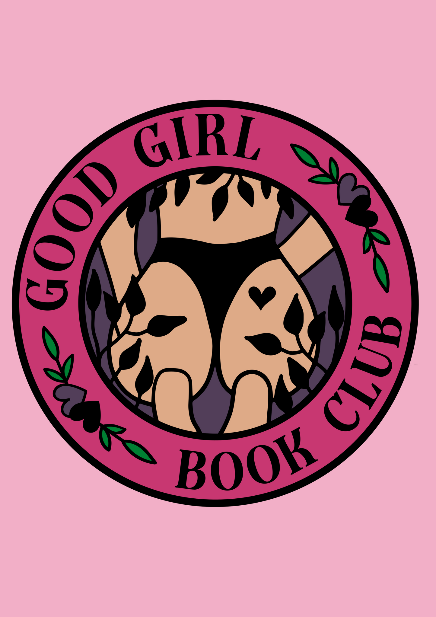 Good Girl Book Club Iron On Transfer - No Shirt Included