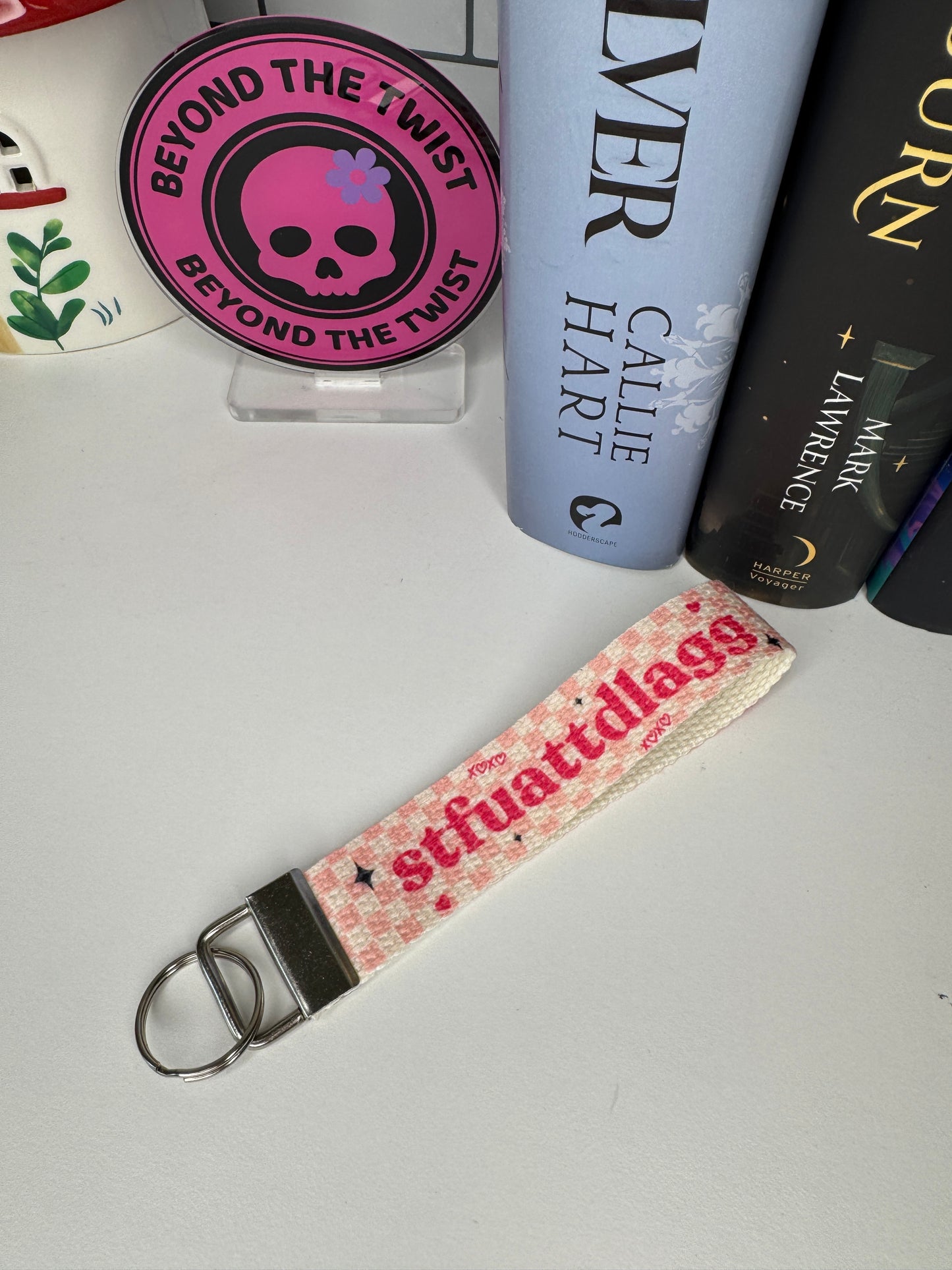 STFUATTDLAGG Wristlet Fabric Key Ring
