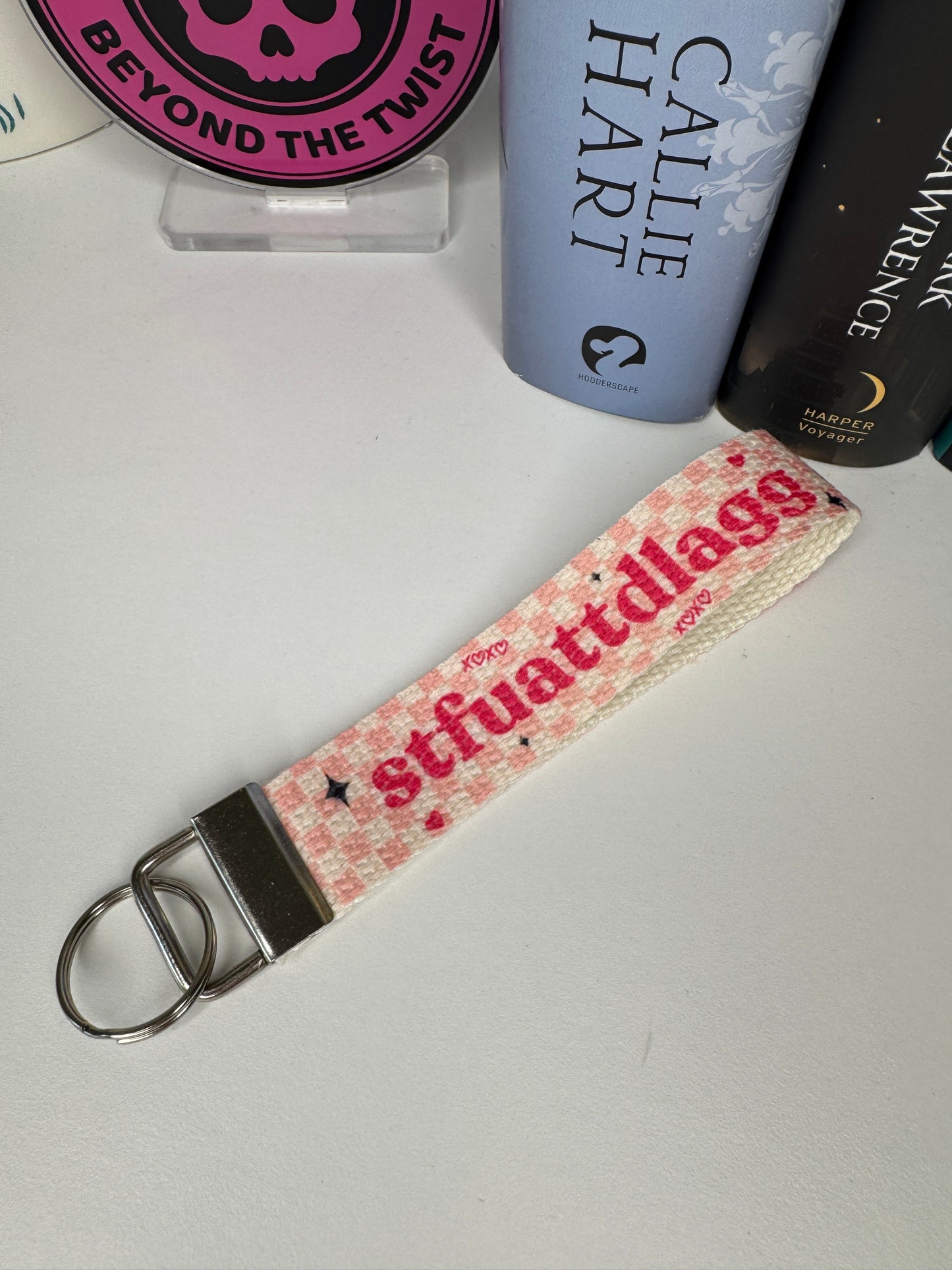 STFUATTDLAGG Wristlet Fabric Key Ring