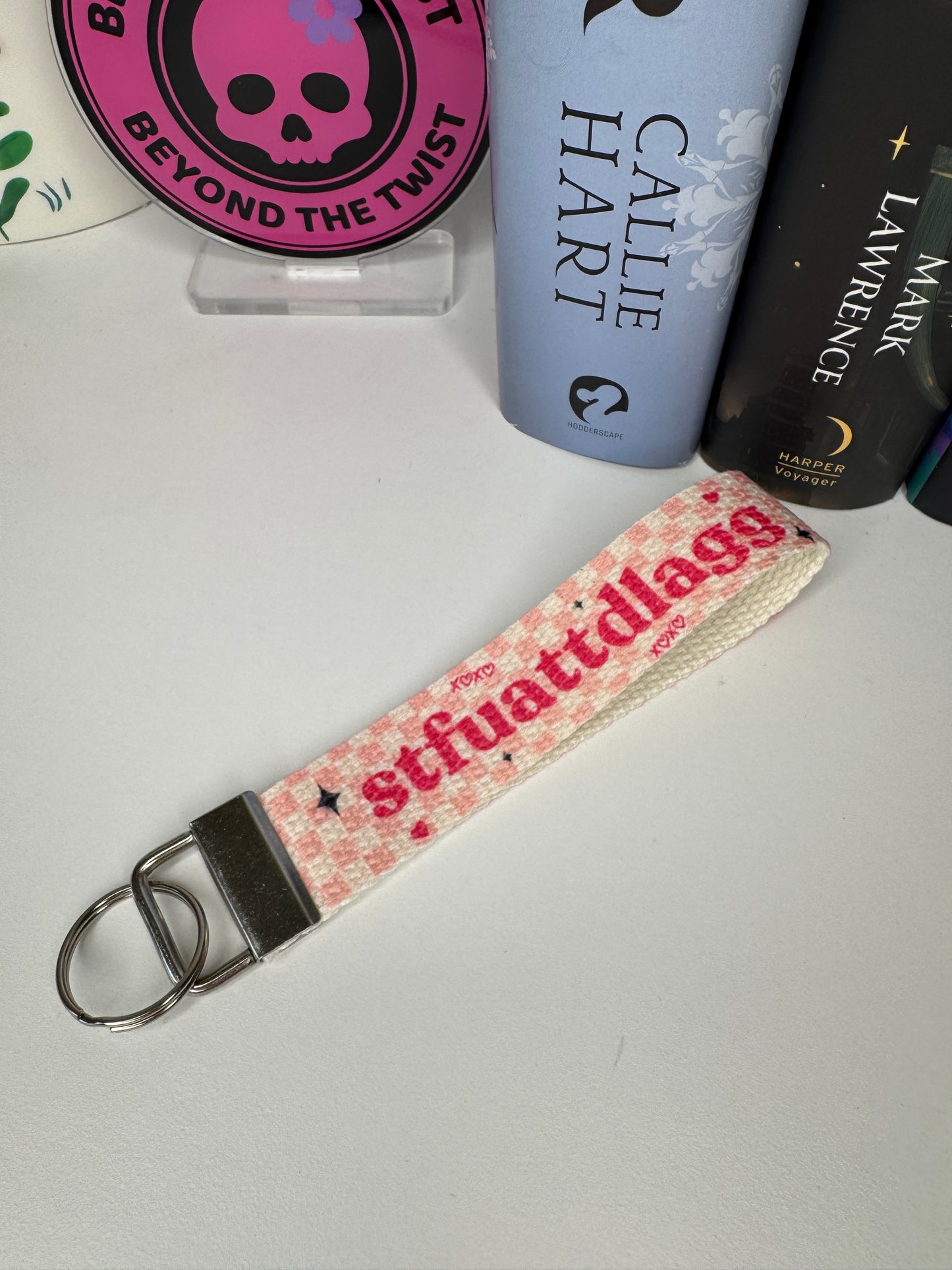 STFUATTDLAGG Wristlet Fabric Key Ring