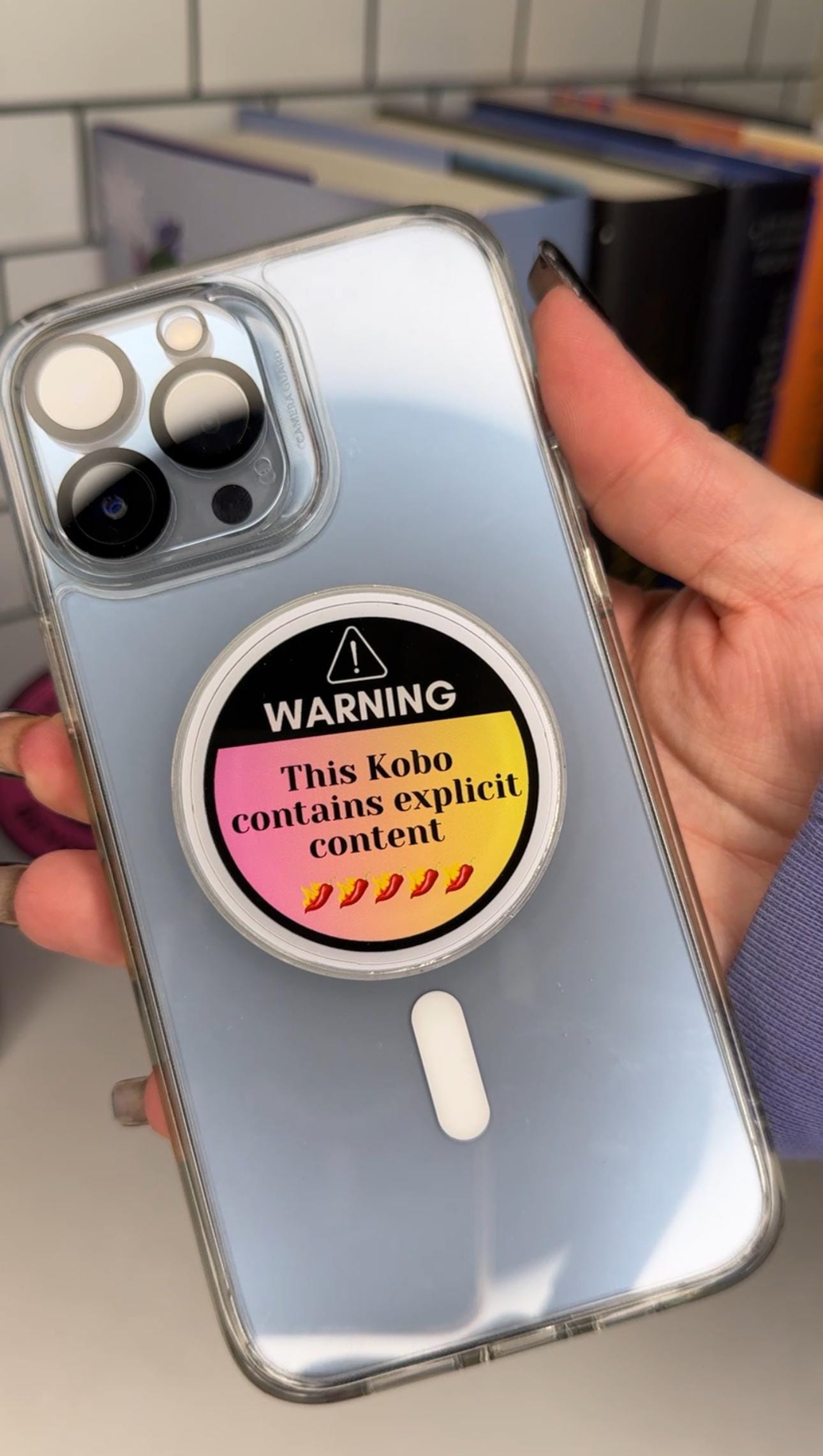 Warning Explicit Content Kobo Grip