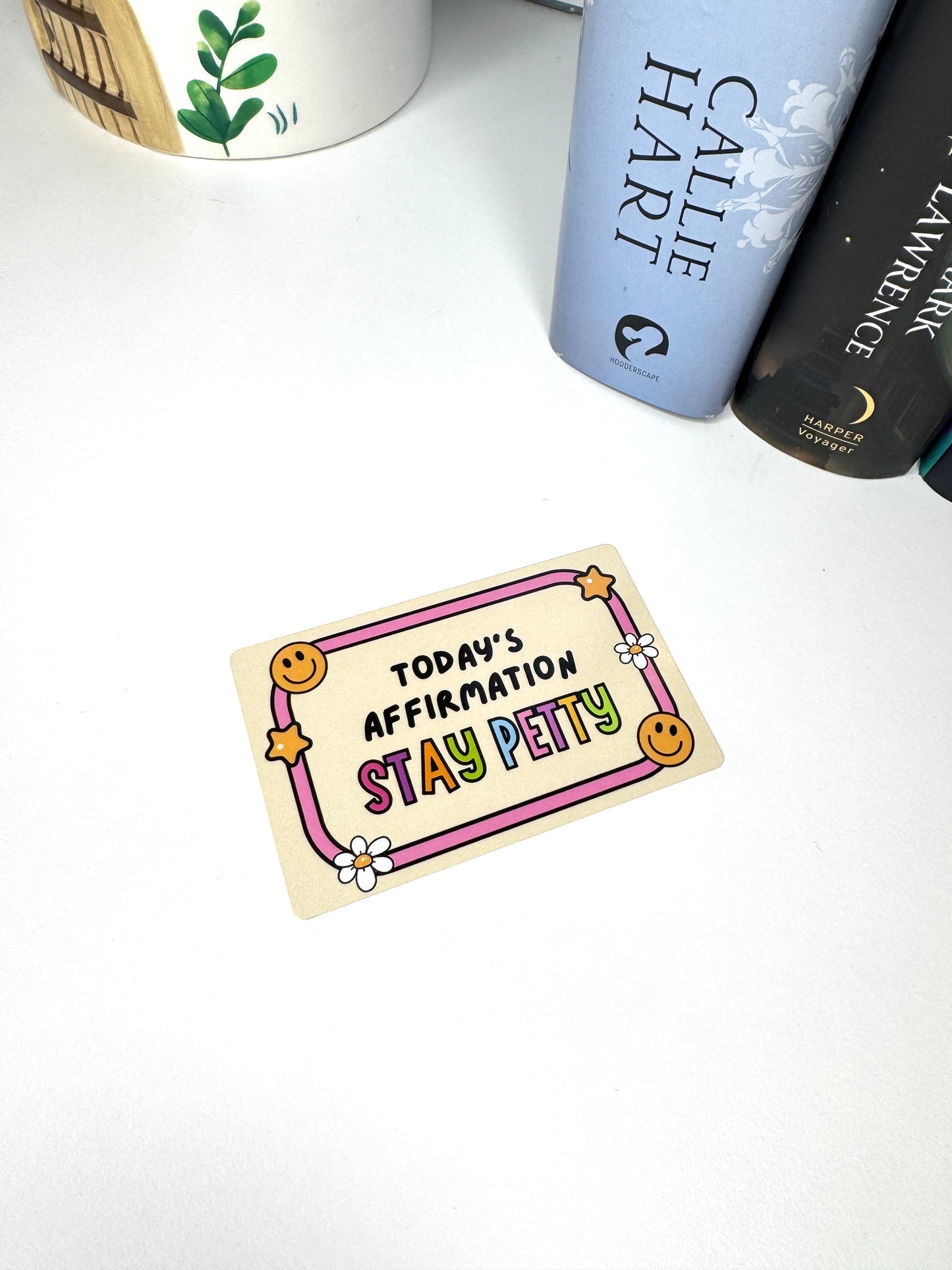 Stay Petty Mini Metal Bookmark