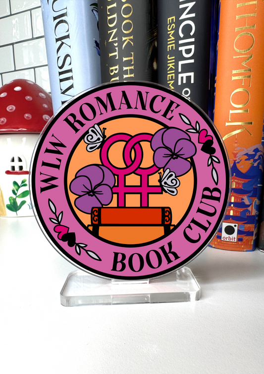 WLW Book Club Book Shelf Decor