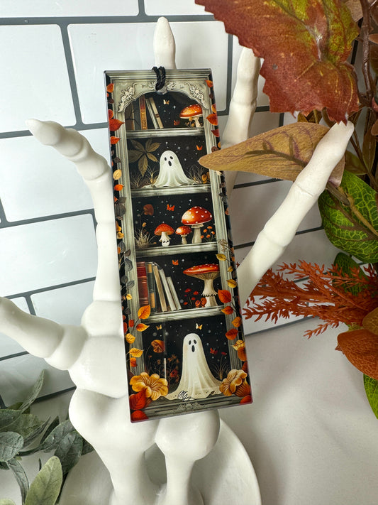Haunted Bookshelf Bookmark