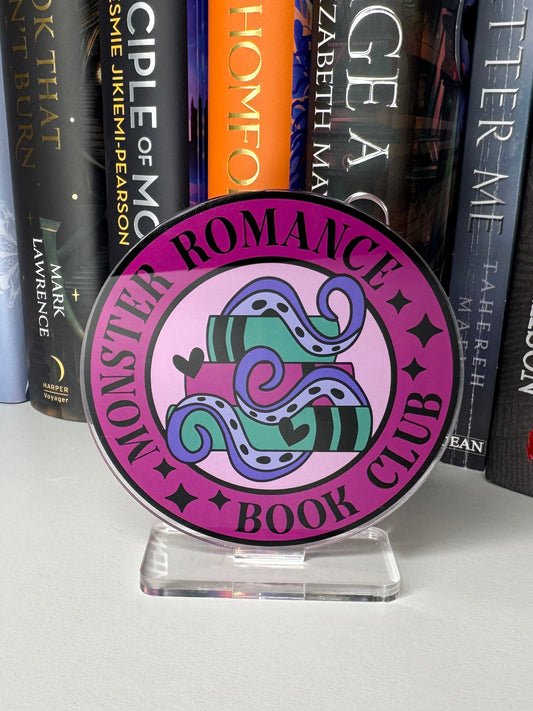 Monster Romance Book Club Book Shelf Decor
