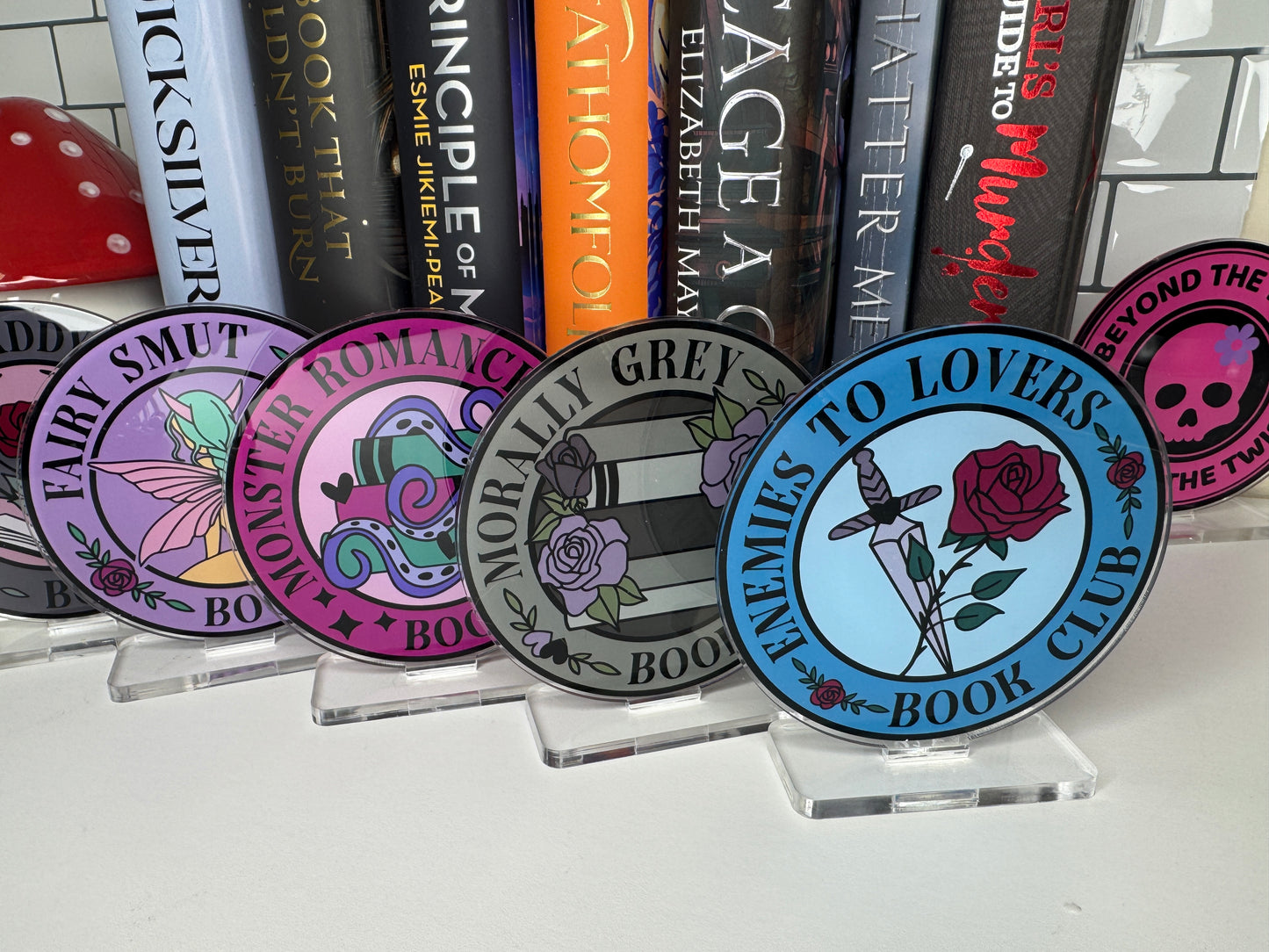 Monster Romance Book Club Book Shelf Decor