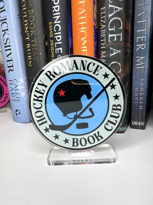 Hockey Romance Book Club Book Shelf Decor