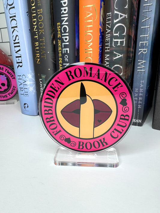 Forbidden Romance Book Club Book Shelf Decor