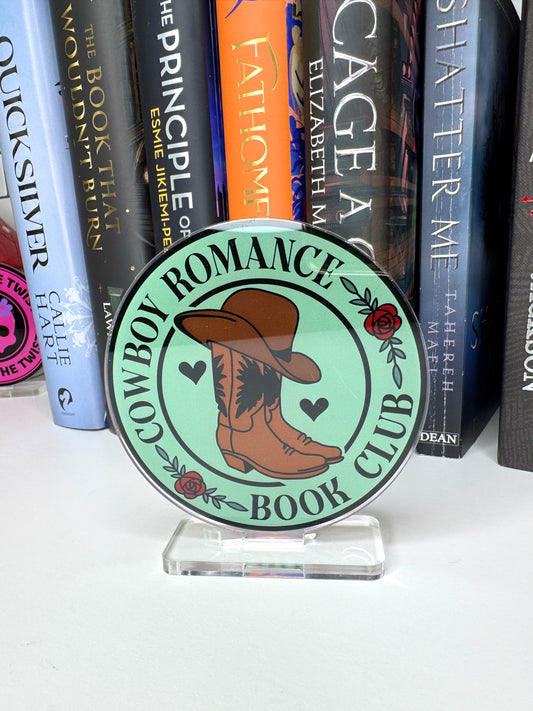 Cowboy Romance Book Club Book Shelf Decor