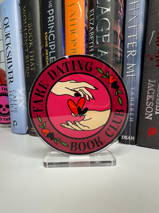 Fake Dating Book Club Book Shelf Decor