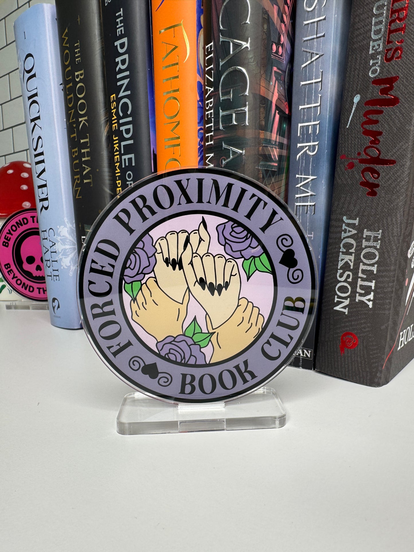 Forced Proximity Book Club Book Shelf Decor