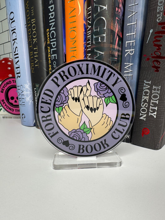 Forced Proximity Book Club Book Shelf Decor