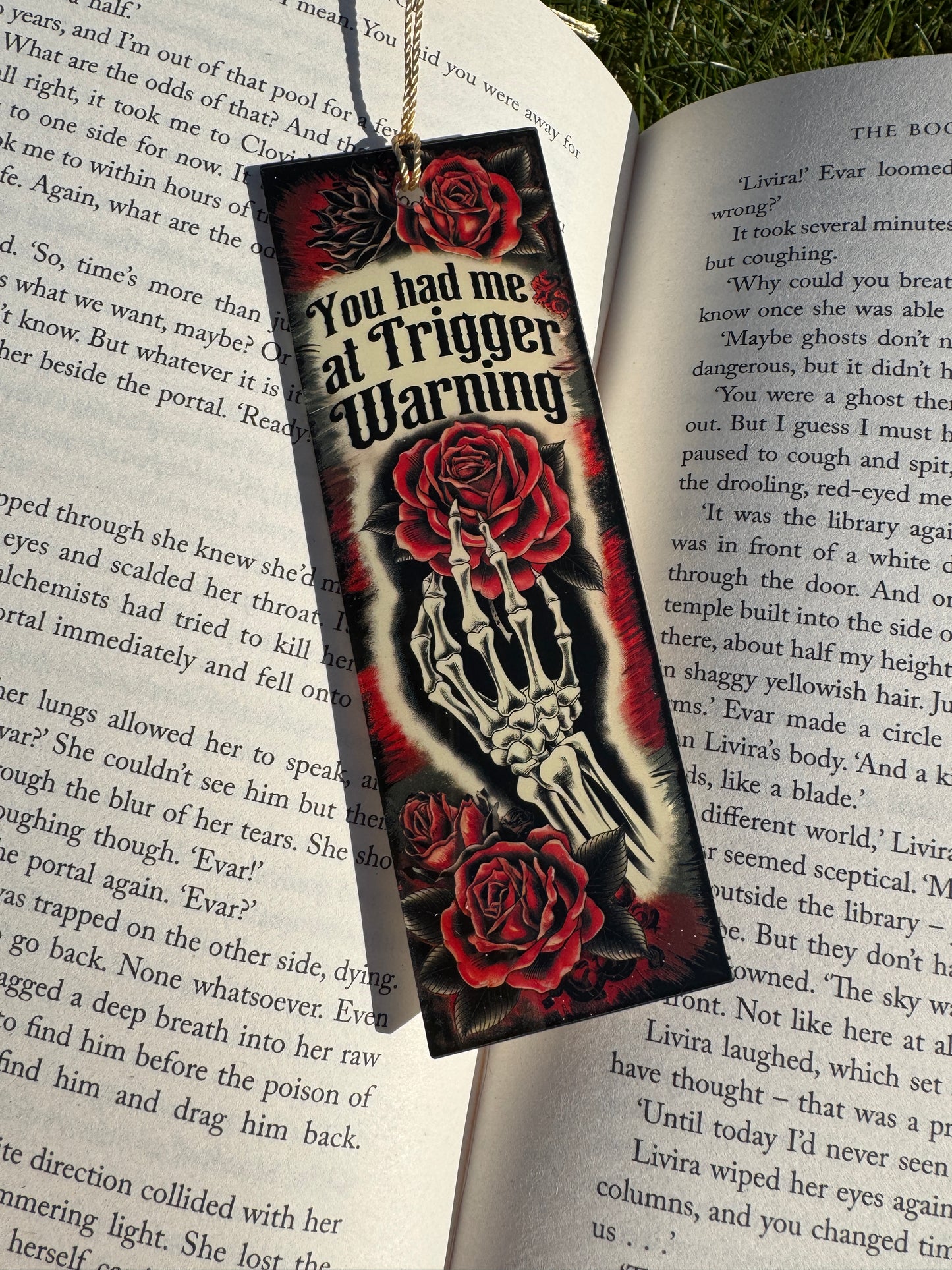 You Had Me at Trigger Warning Bookmark