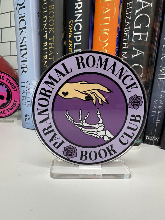 Paranormal Romance Book Club Book Shelf Decor