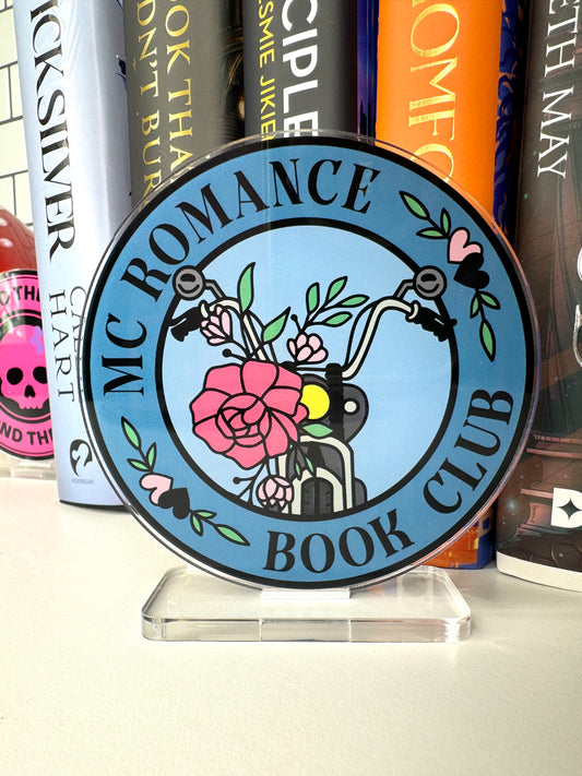 MC Romance Book Club Book Shelf Decor