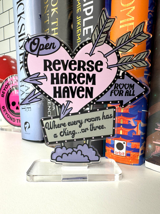 Reverse Harem Haven Book Shelf Decor
