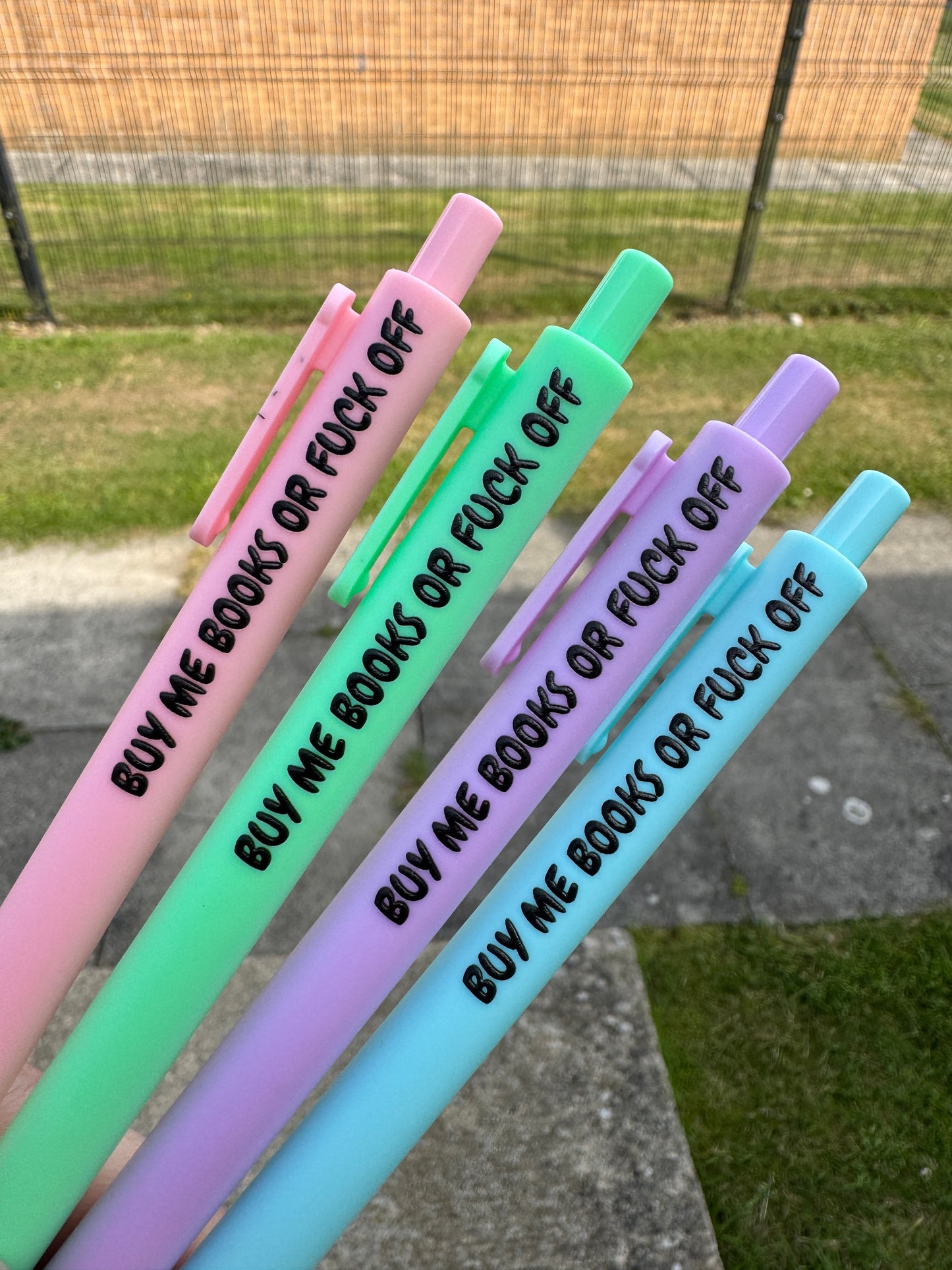 "Buy Me Books or F*ck off" Rollerball Pen
