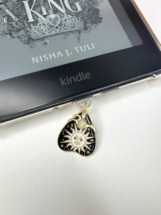Sun Planchette eReader Charm Dust Plug