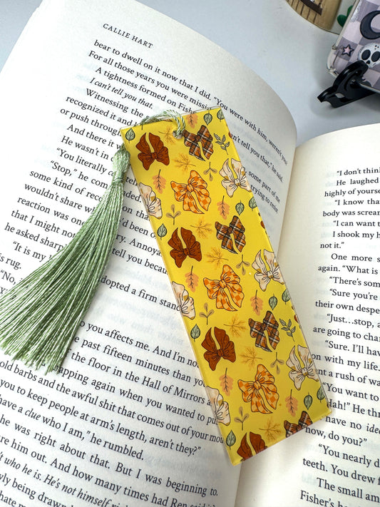 Autumn Bows Bookmark