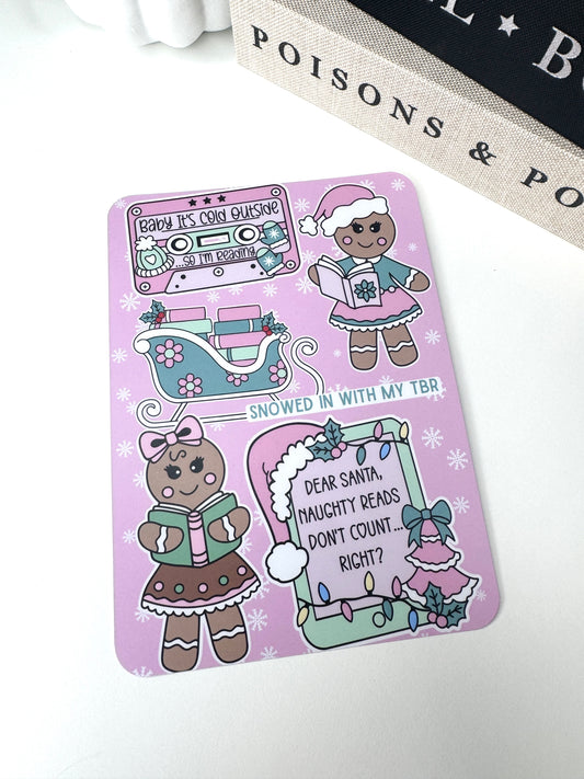 Snowed in with my TBR Kindle Insert