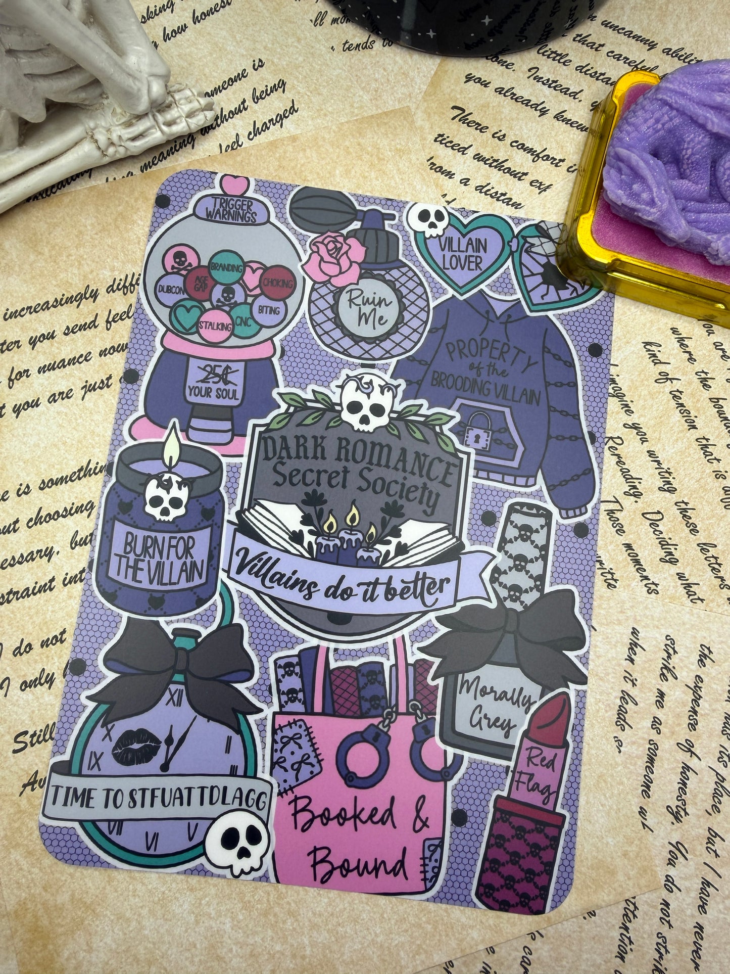 Dark Romance Secret Society Kindle Insert