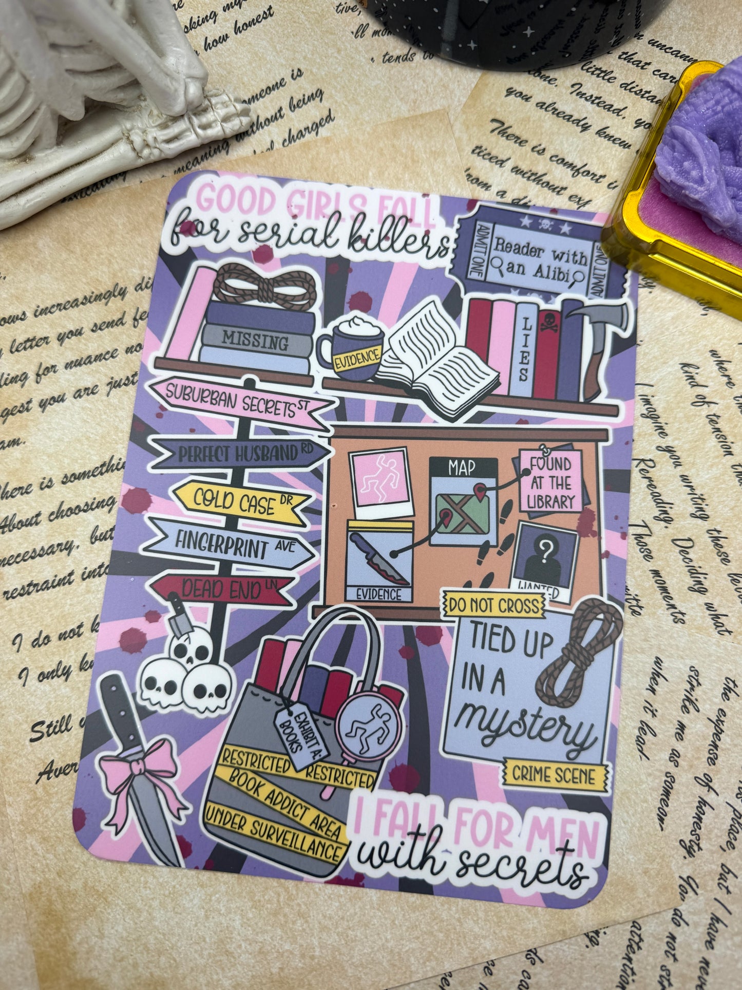 Murder Mystery Kindle Insert