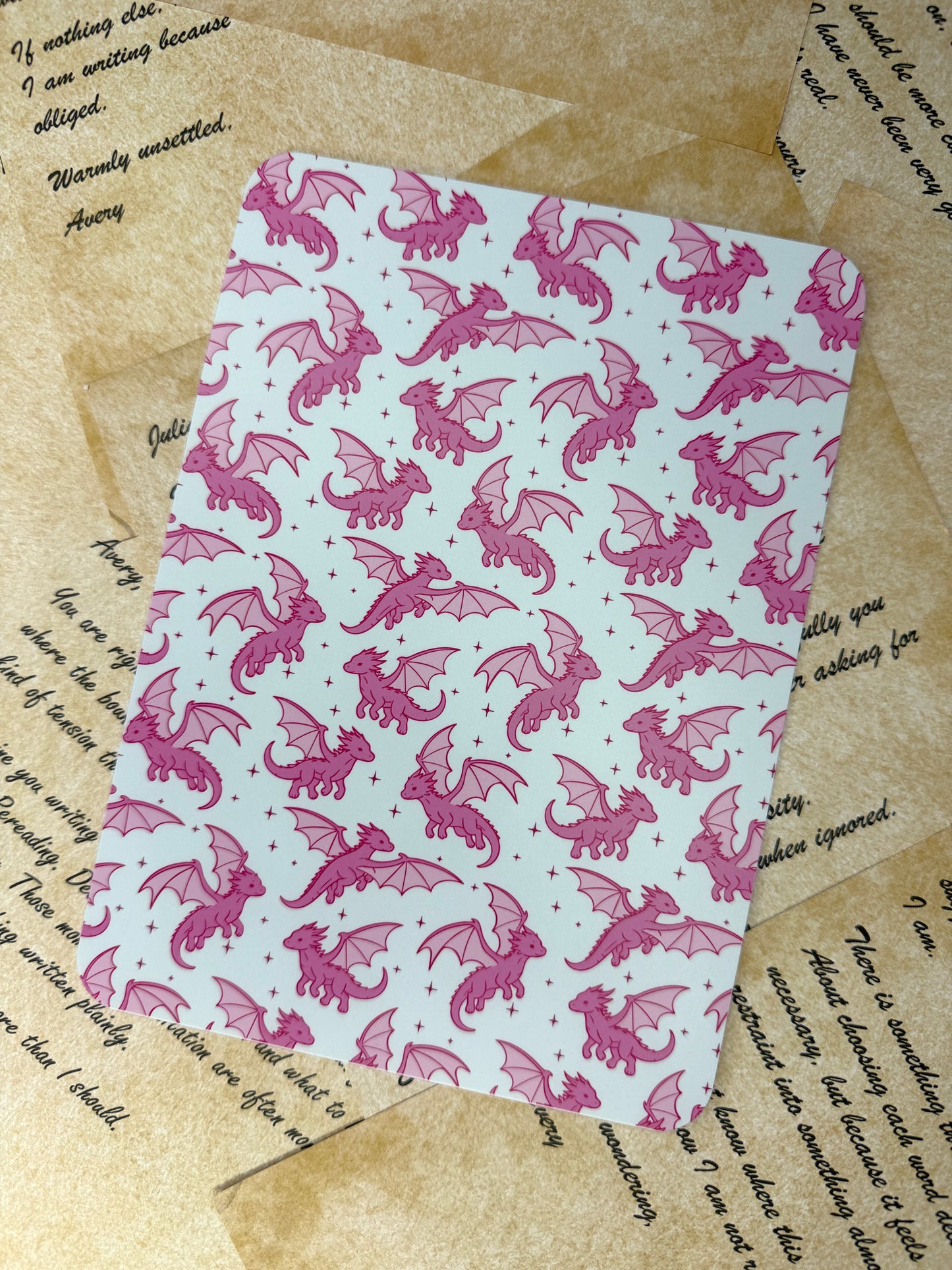 Pink Dragons Kindle Insert