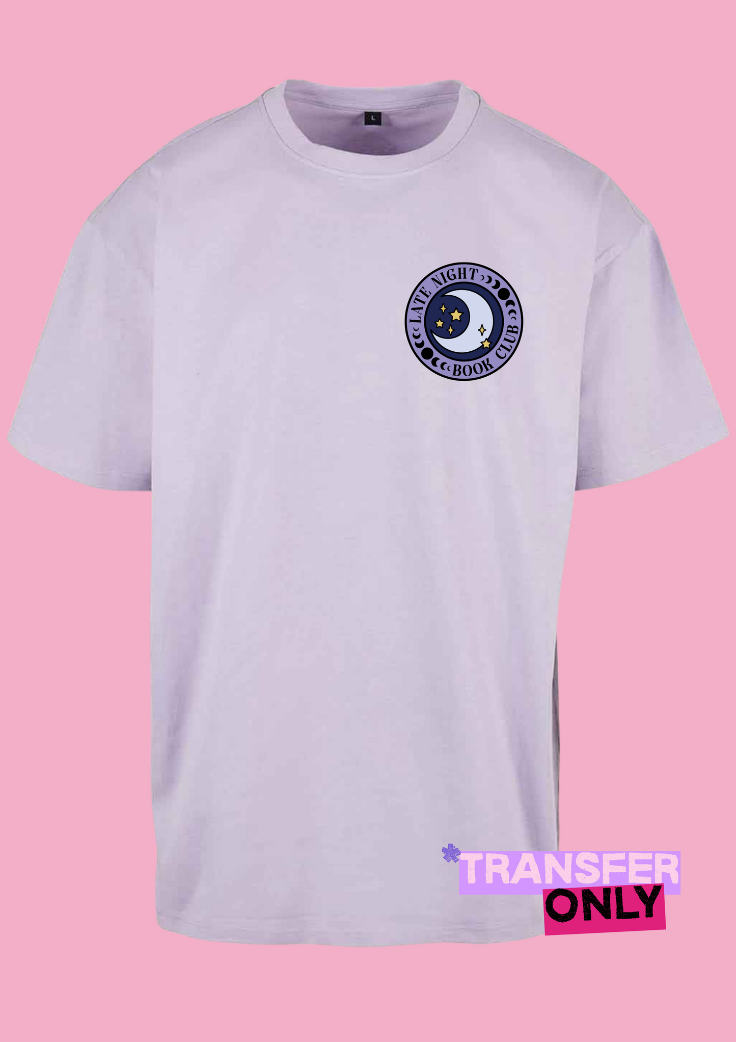 Late Night Book Club Iron On Transfer - No Shirt Included