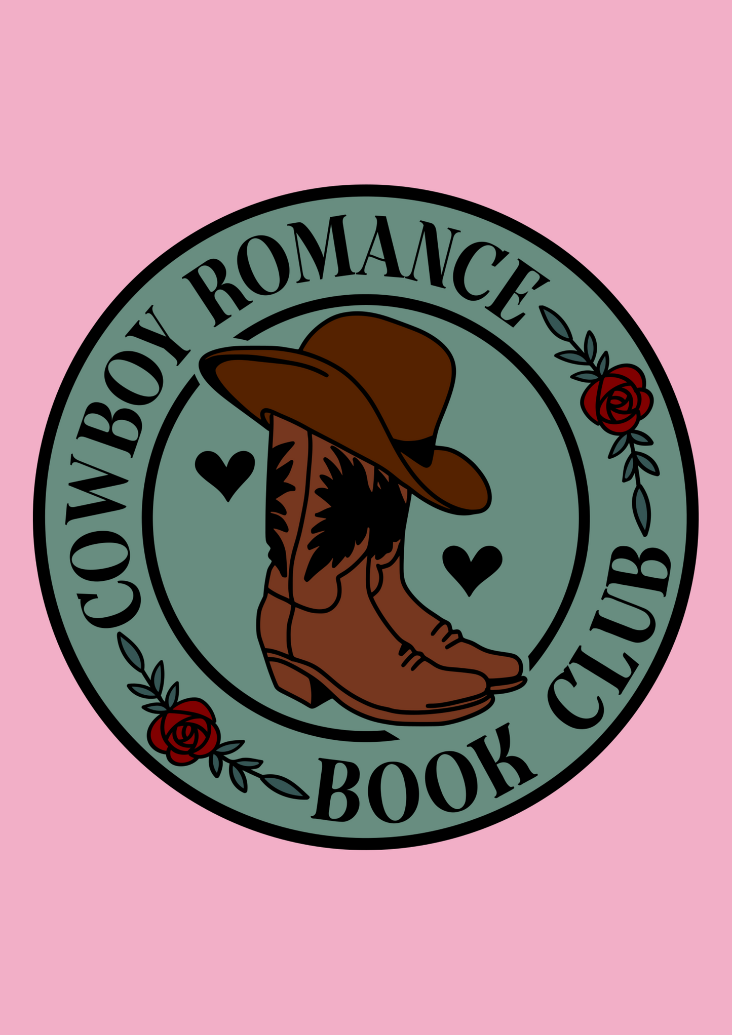 Cowboy Romance Book Club Iron On Transfer - No Shirt Included